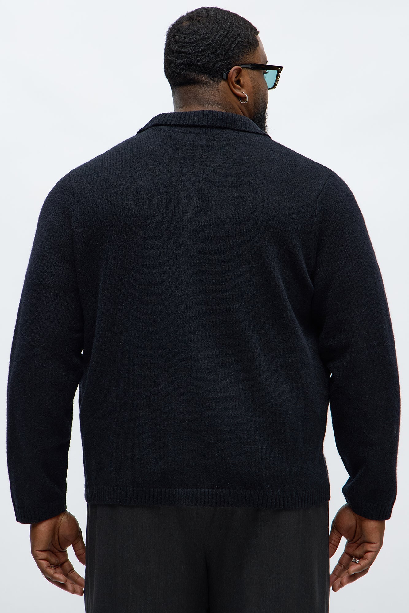 Creeks Sweater Cardigan - Black