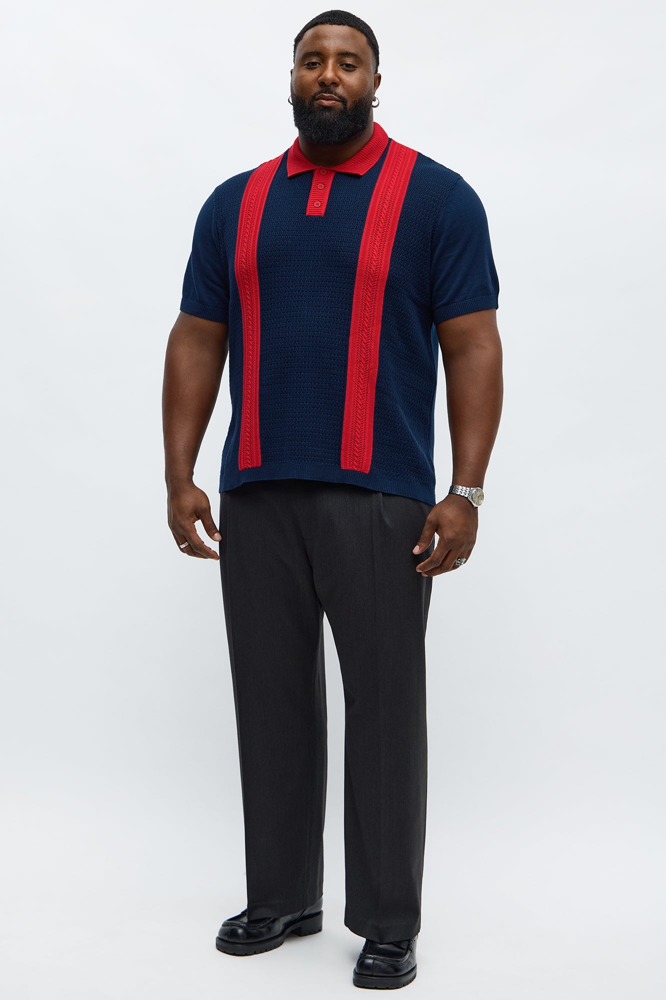 The Abundance Polo - Navy/combo