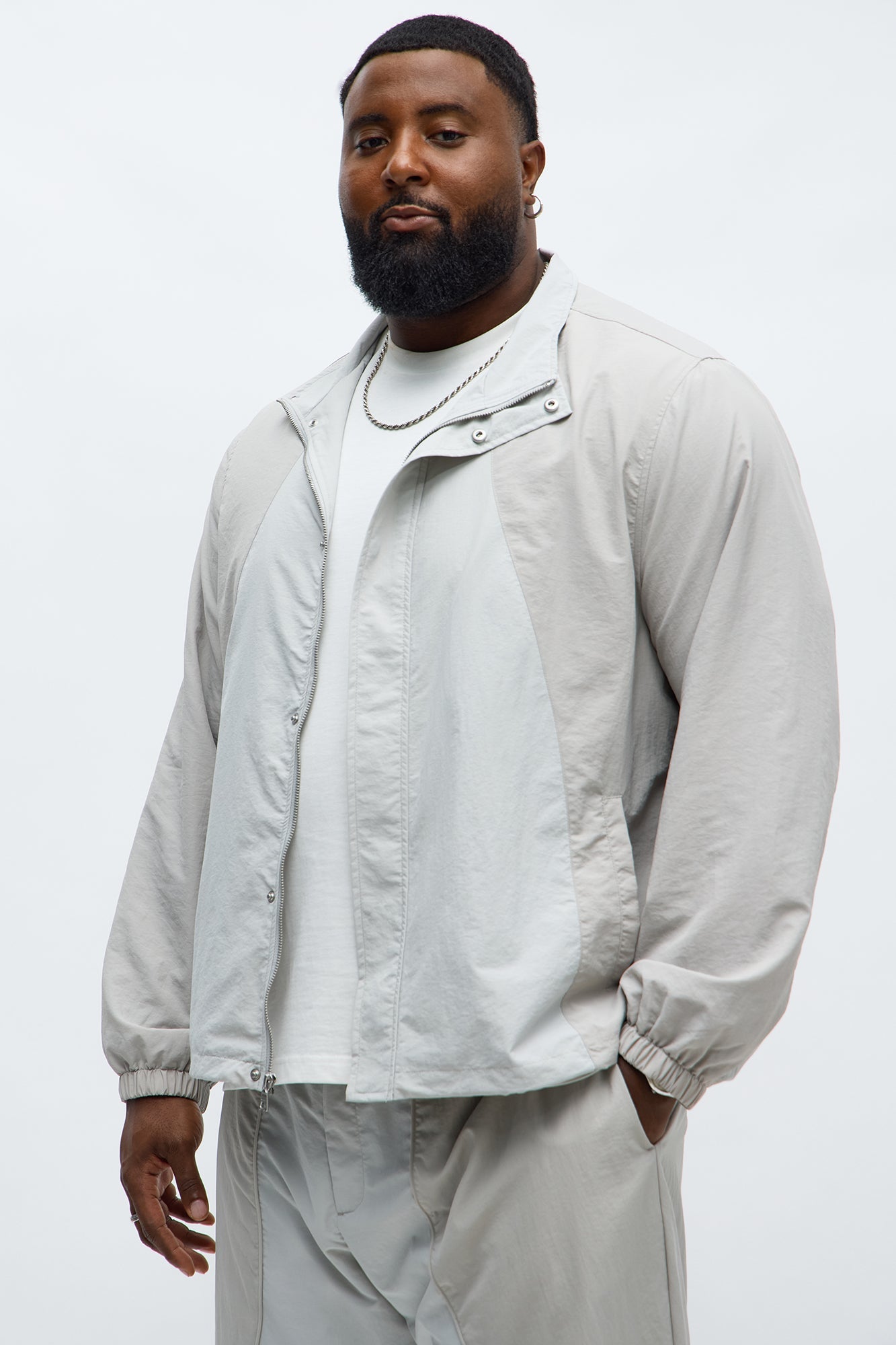 Big Waves Track Jacket - Grey