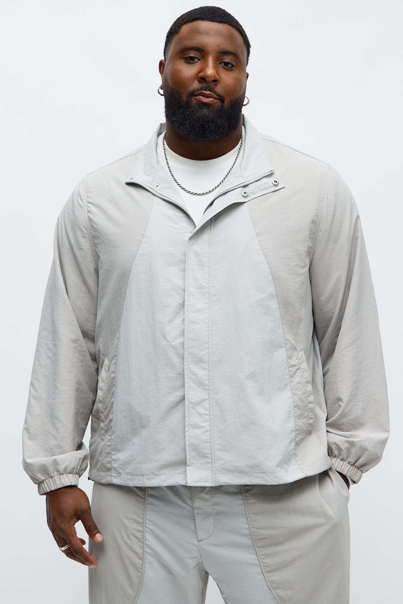 Big Waves Track Jacket - Grey