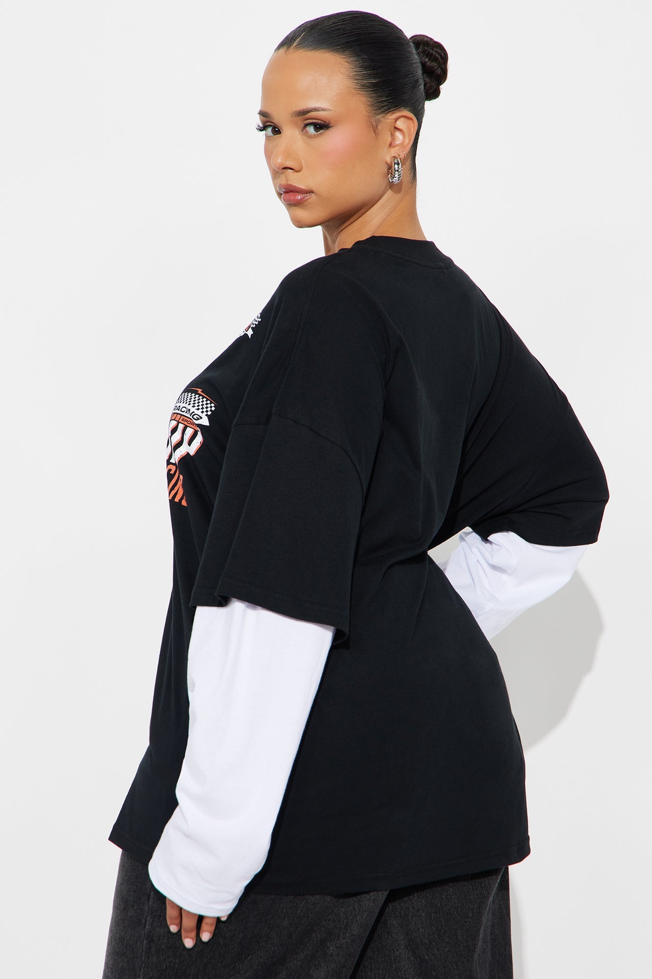 Championship Club Racing Love Sleeve Tee - Black