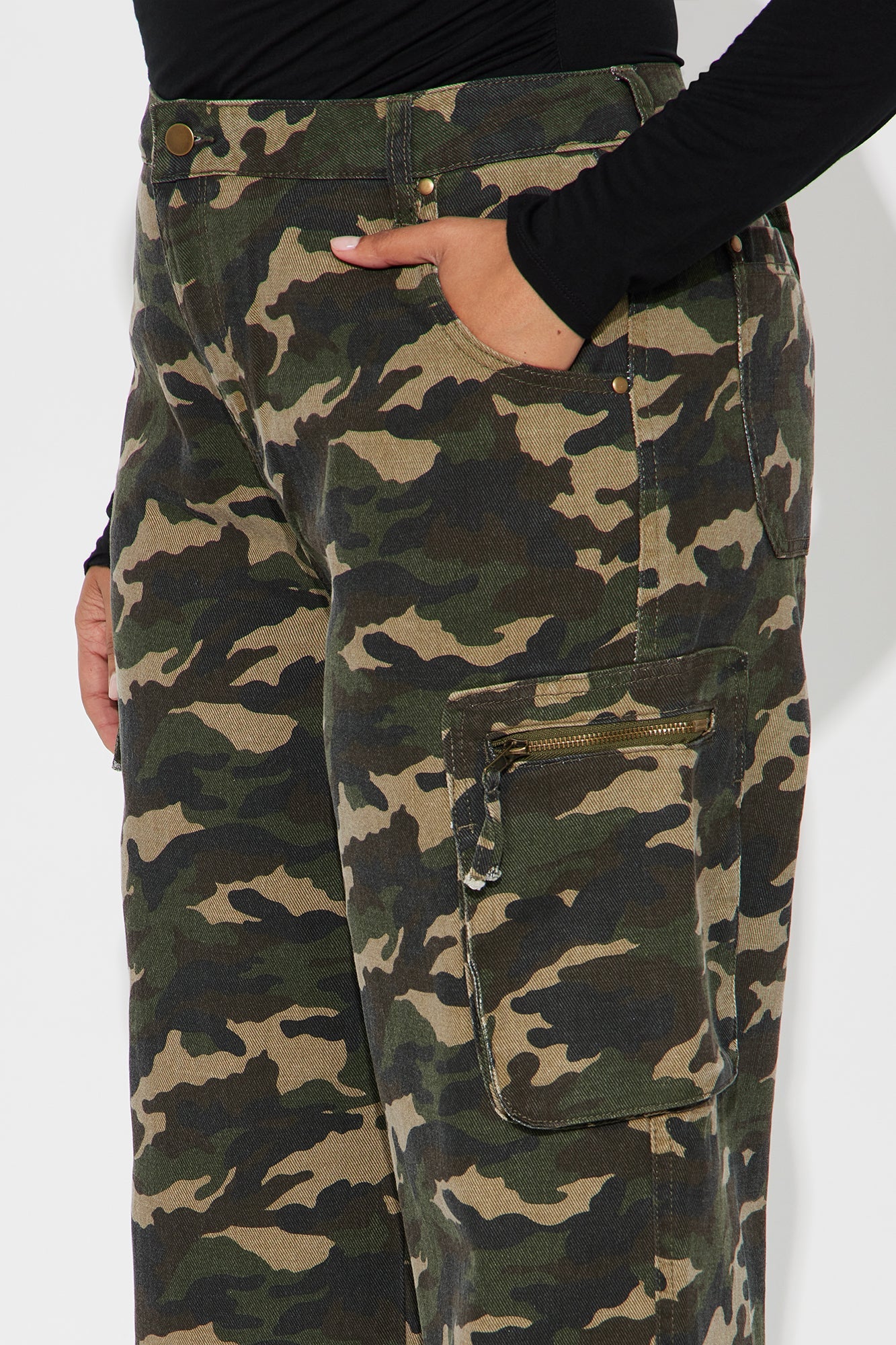In Hiding Camo Cargo Jeans - Camouflage