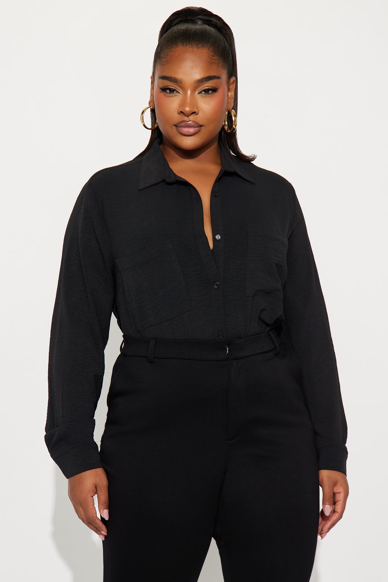 Keep Talking Airflow Shirt - Black