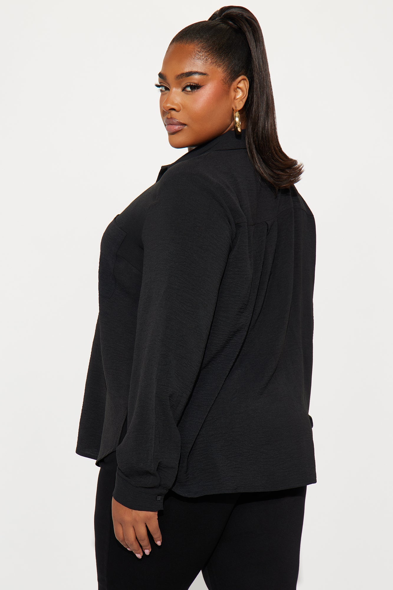 Keep Talking Airflow Shirt - Black