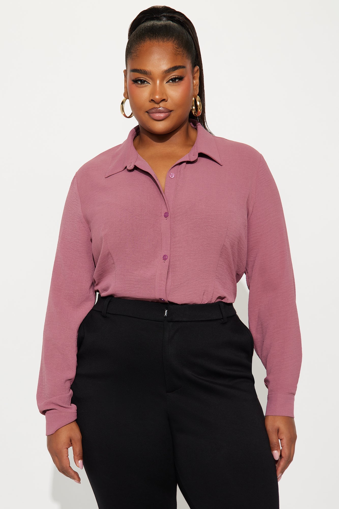Sweet Escape Airflow Shirt - Mauve