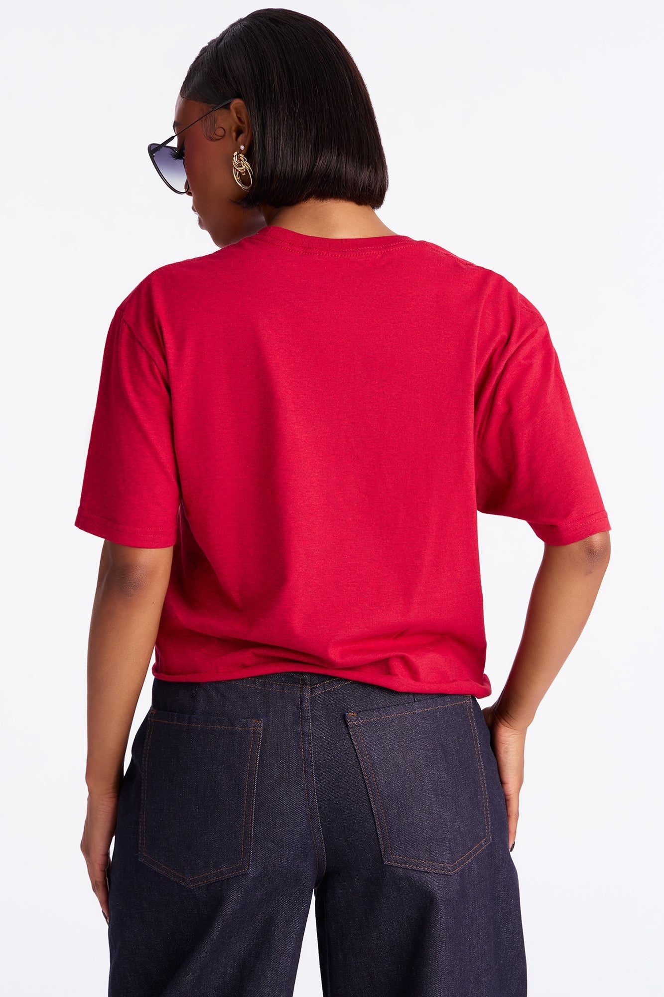 Mister Grinch Cropped Tee - Red