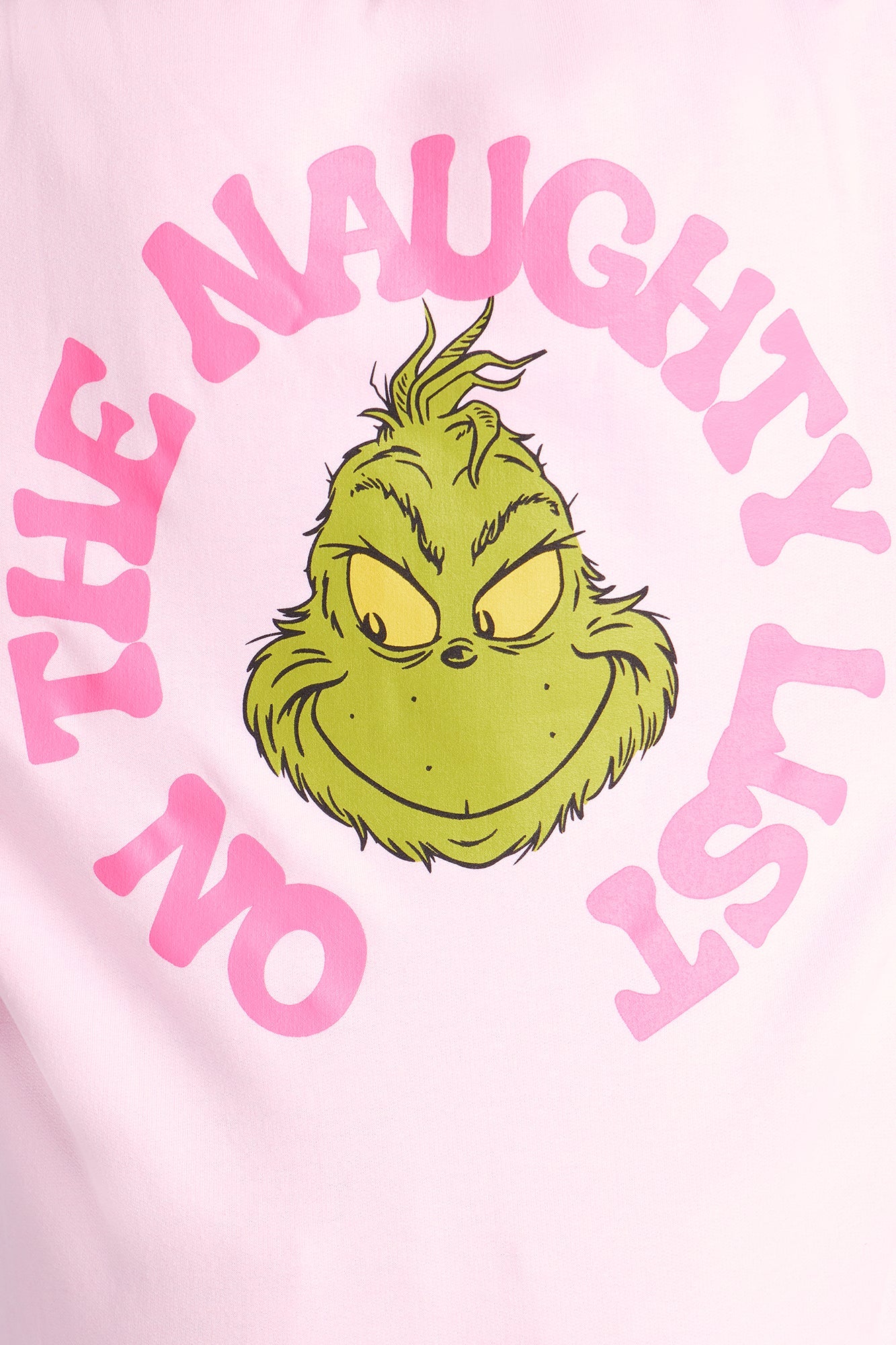 The Grinch You're A Mean One Sweatshirt - Pink