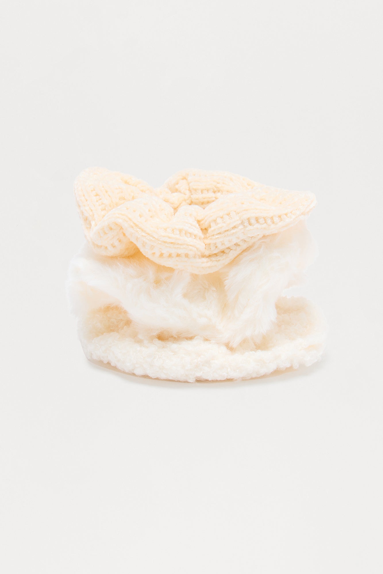 Lazy Hair Do 3 Piece Scrunchie Set - Ivory