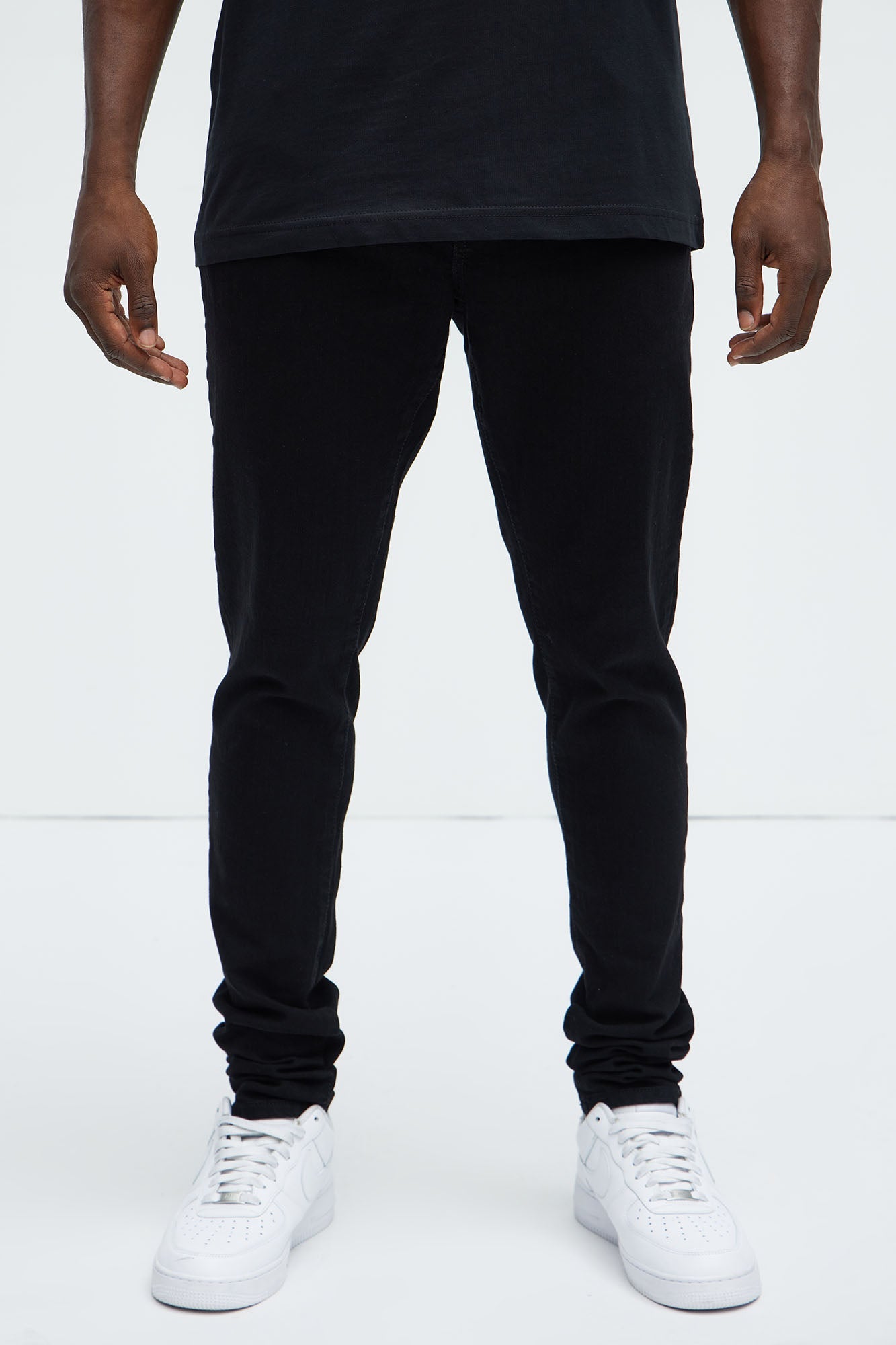 Cornell Stacked Skinny Jeans - Black