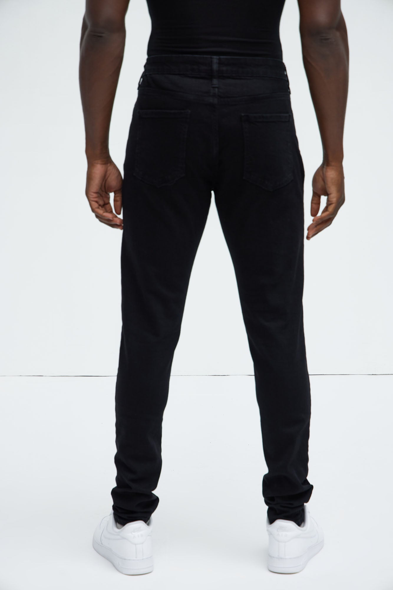 Cornell Stacked Skinny Jeans - Black
