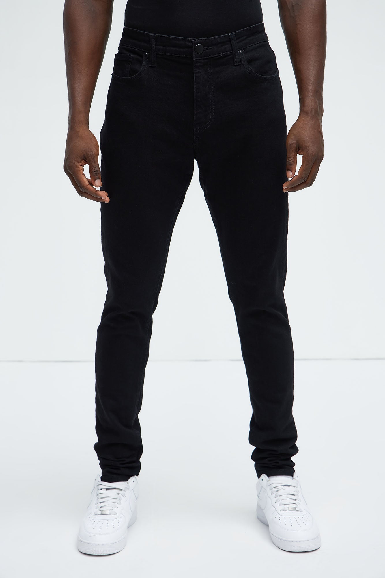 Cornell Stacked Skinny Jeans - Black