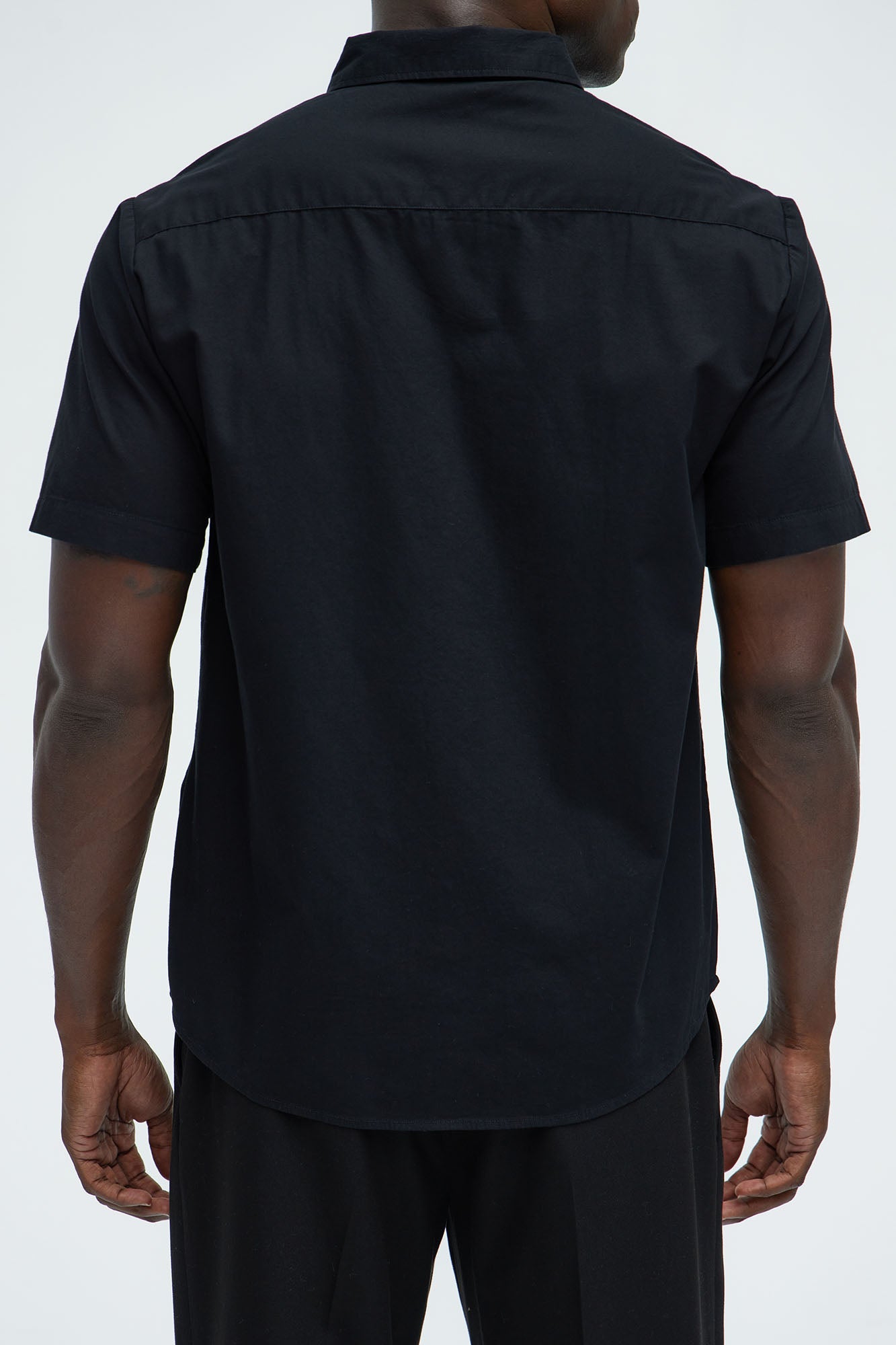 Ryland Short Sleeve Button Up Shirt - Black