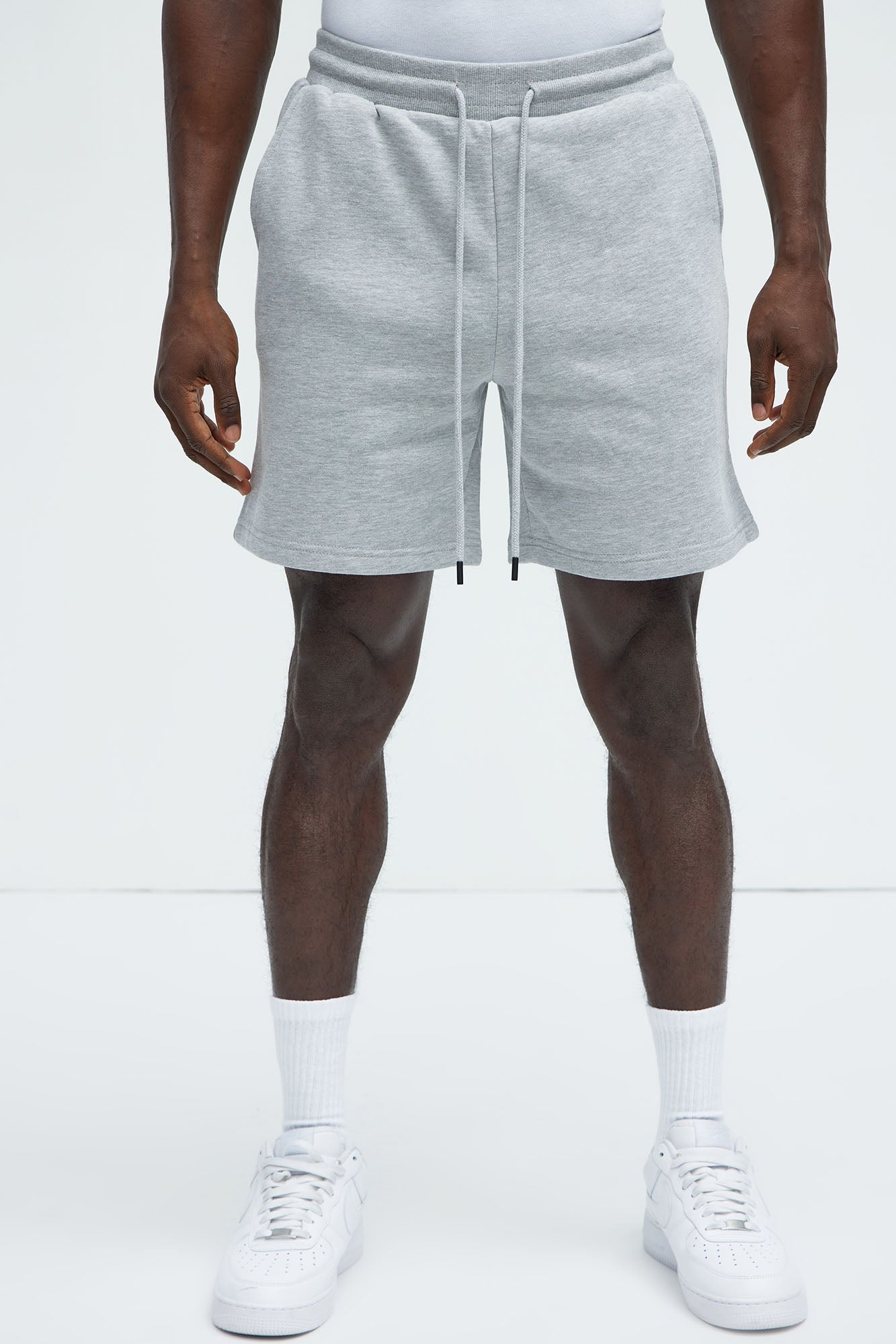 Tyson Sweatshort - Heather Grey