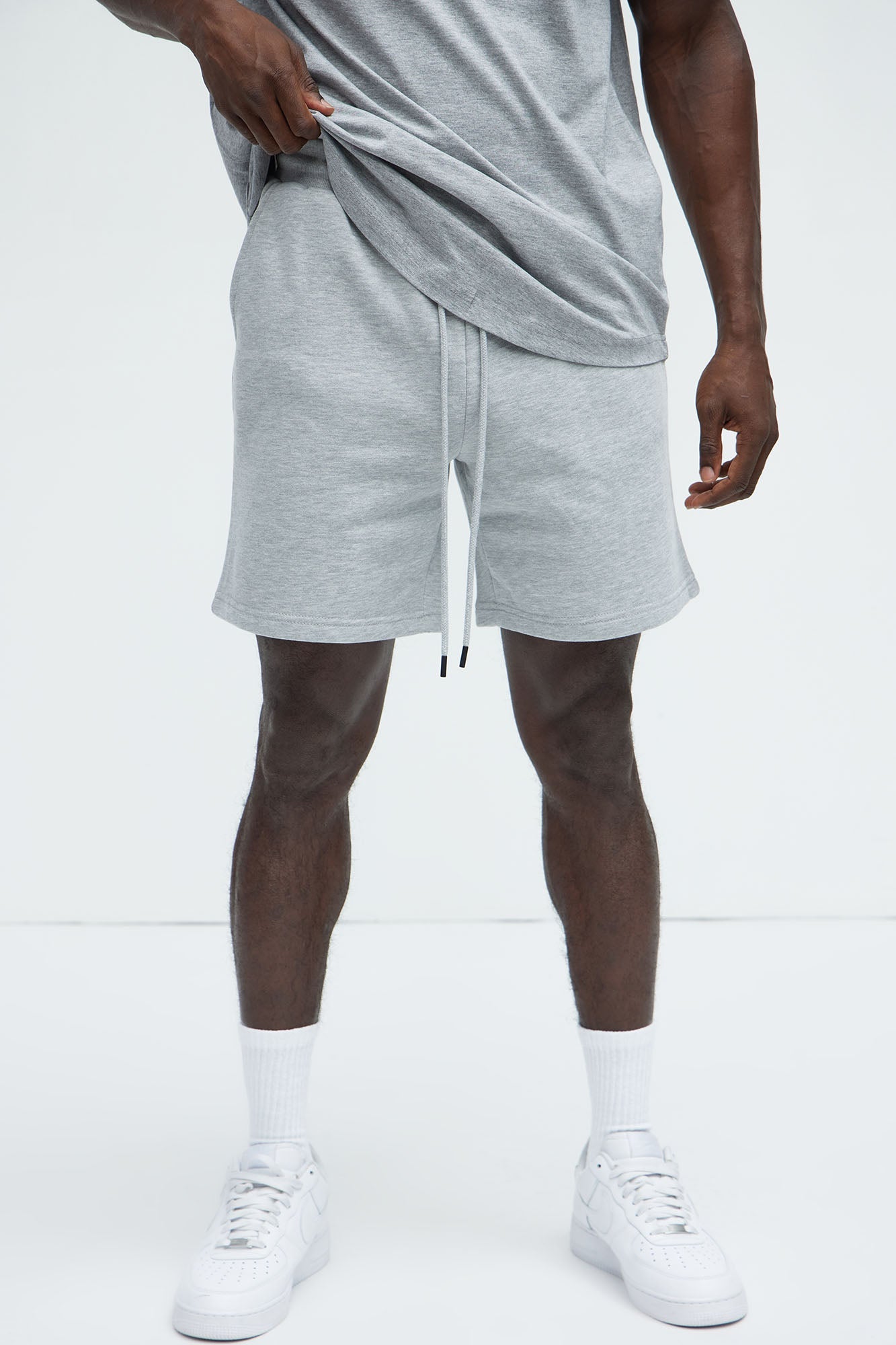 Tyson Sweatshort - Heather Grey