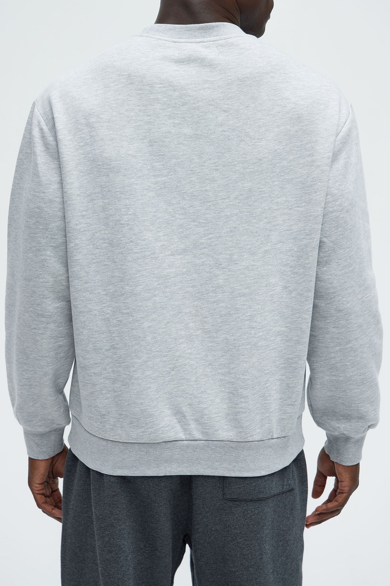 Tyson Crew Neck Sweatshirt - Heather Grey