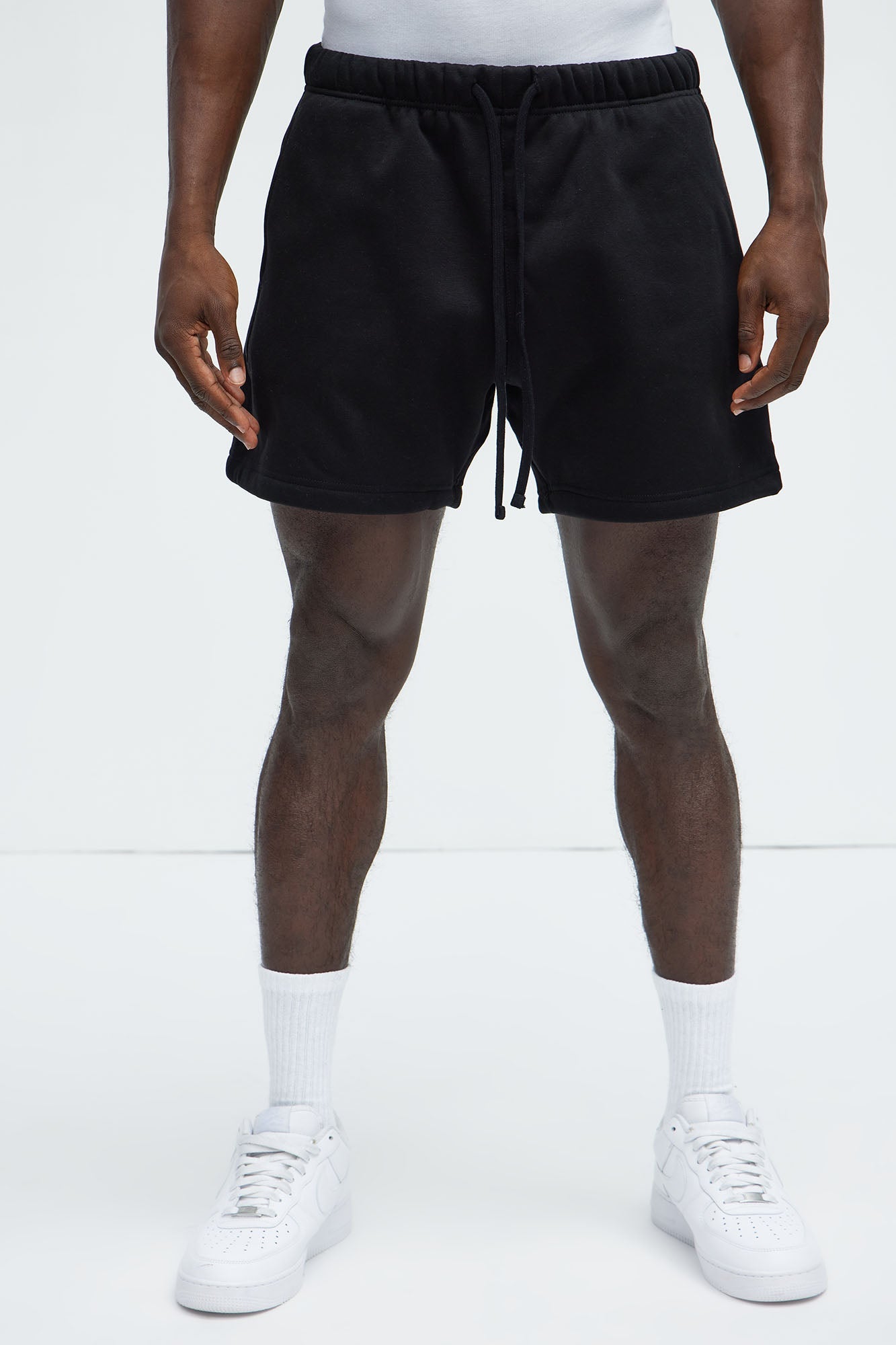 Tyson Oversize Heavyweight Sweat Shorts - Black