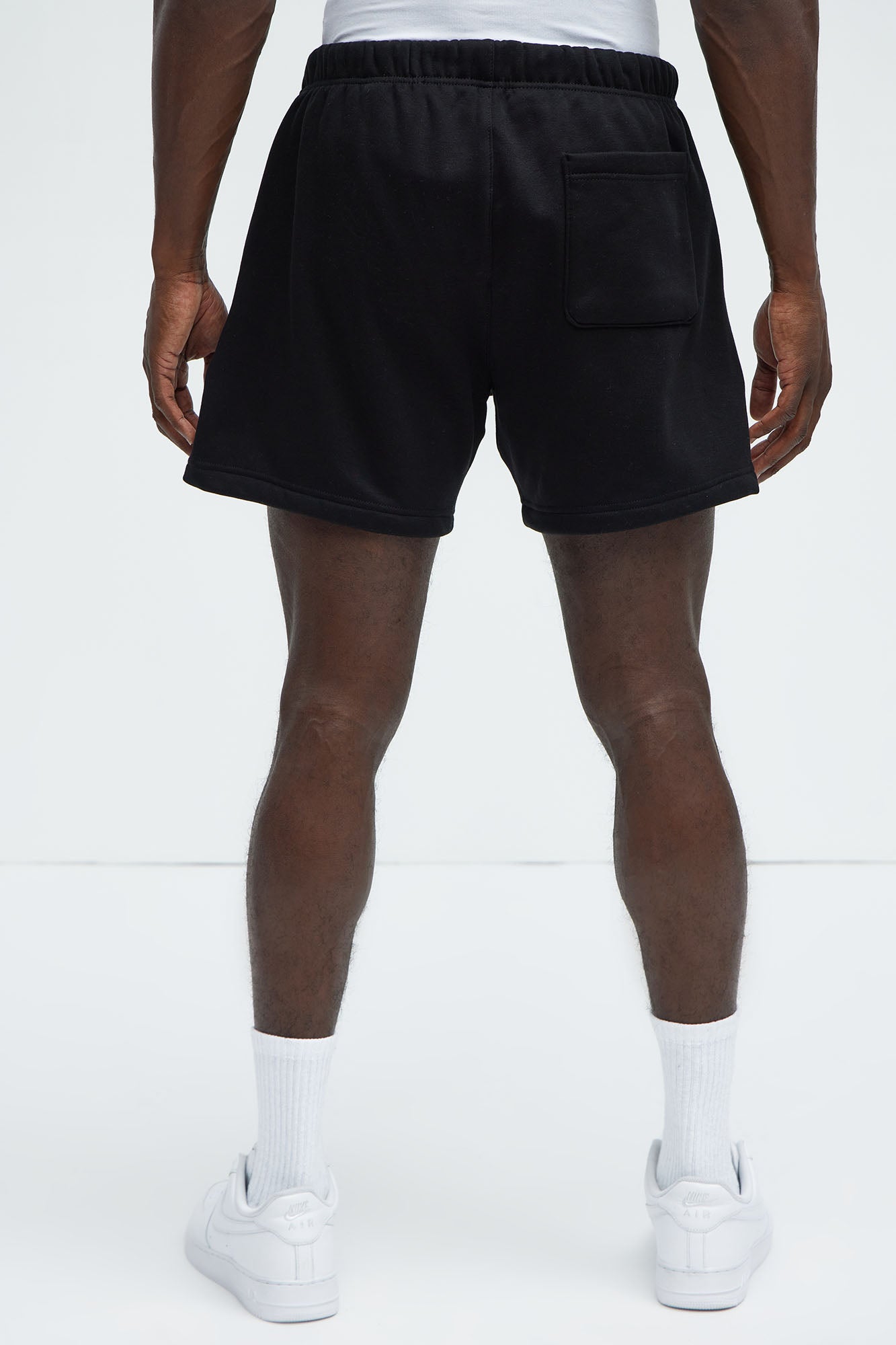 Tyson Oversize Heavyweight Sweat Shorts - Black