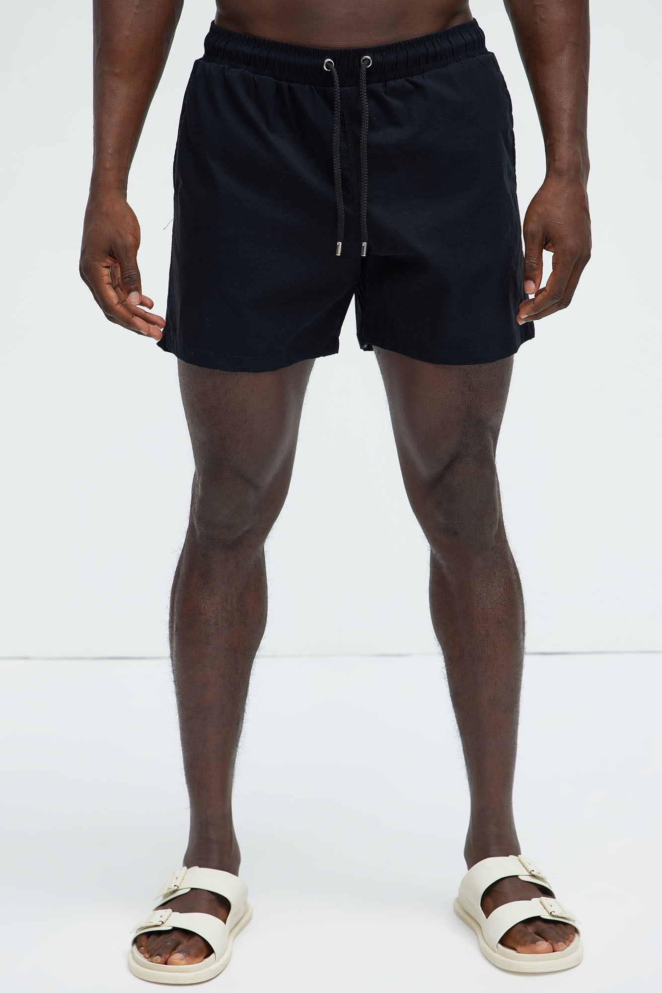 Montez Stretch Swim Trunk 6″ - Black