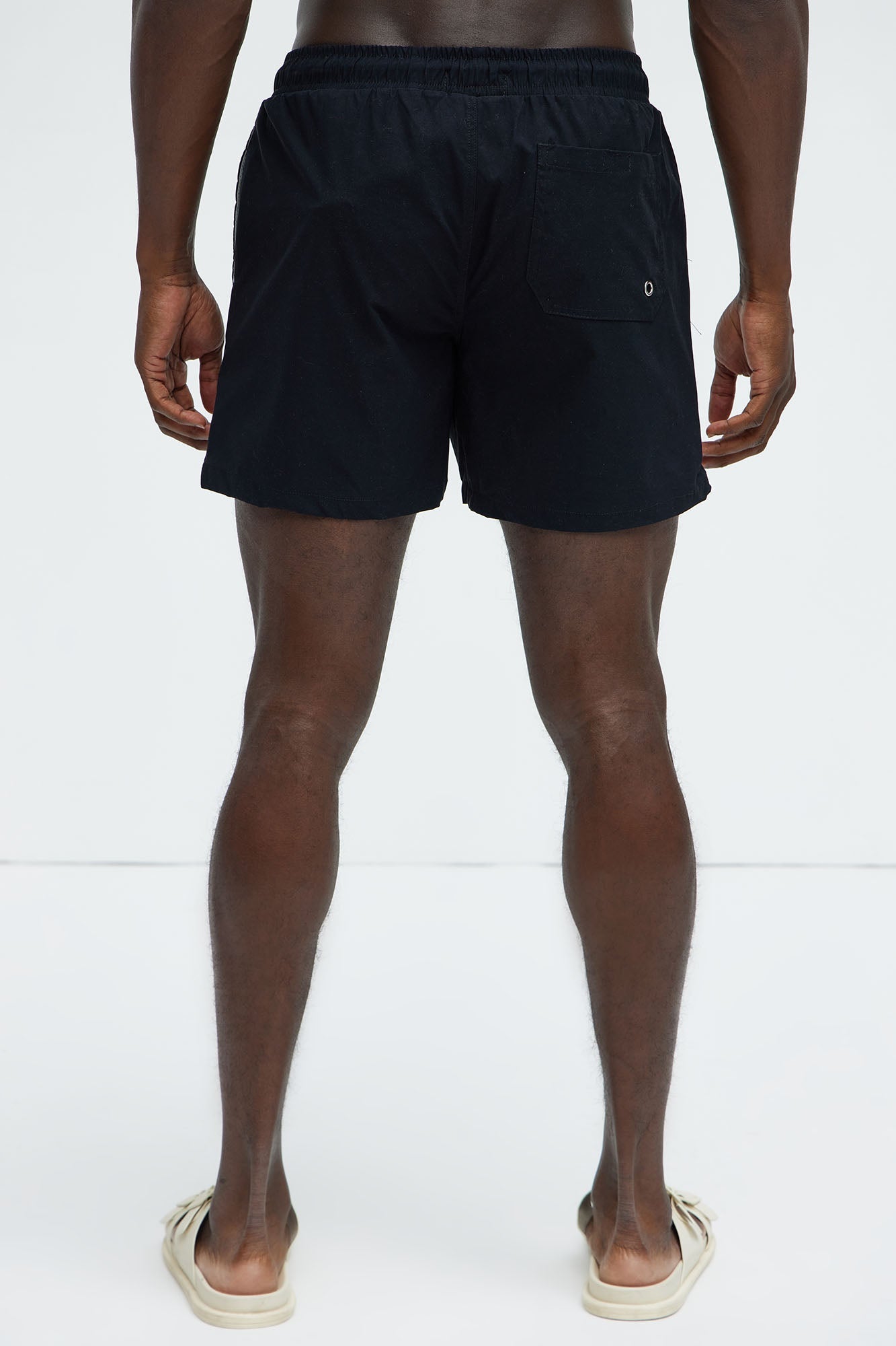 Montez Stretch Swim Trunk 6″ - Black