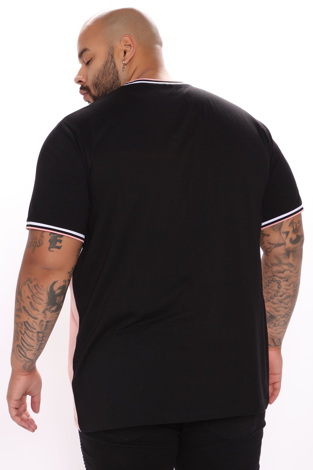 Like That Short Sleeve Tee - Pink/combo