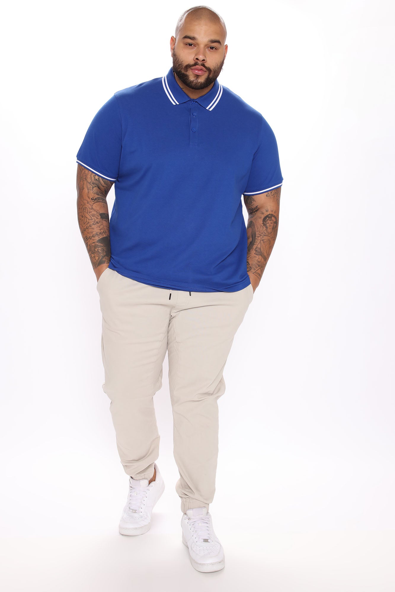 Wilson Short Sleeve Polo - Royal Blue
