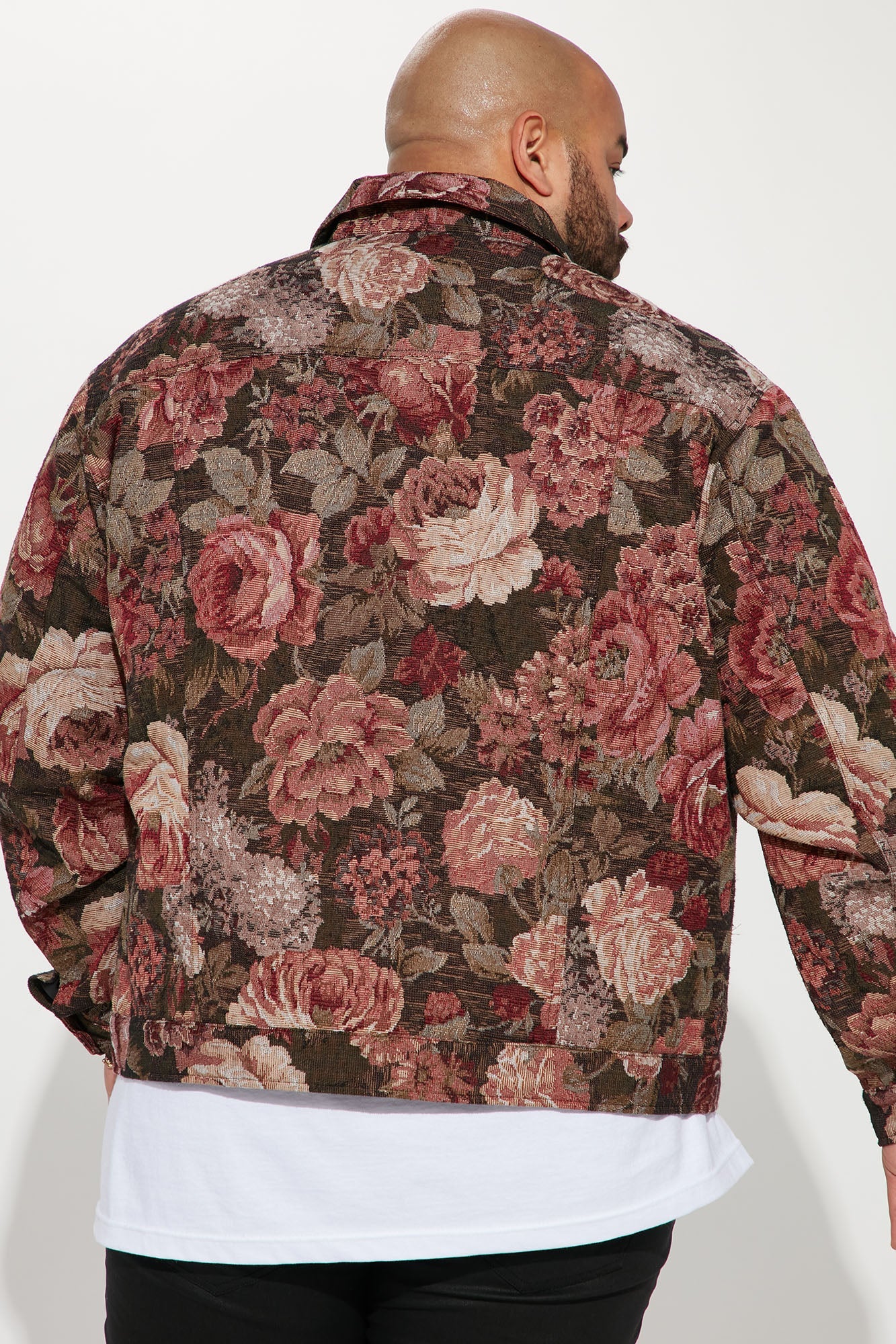 Tapestry Trucker Jacket - Black/Combo