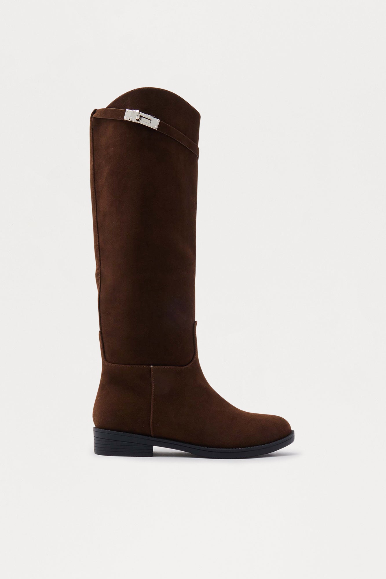 Franco Knee High Boots - Brown