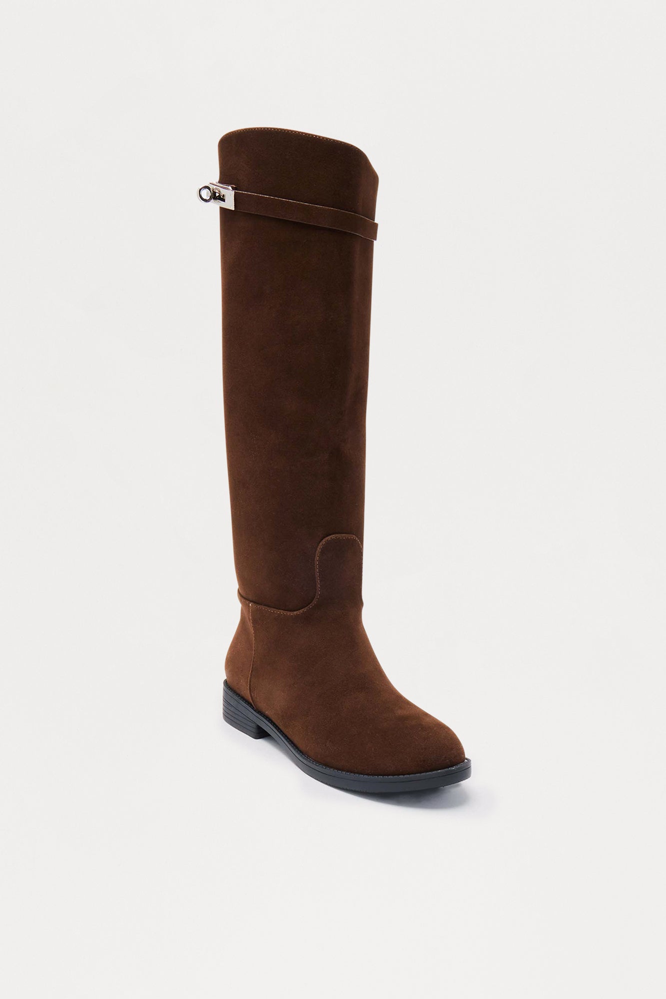 Franco Knee High Boots - Brown