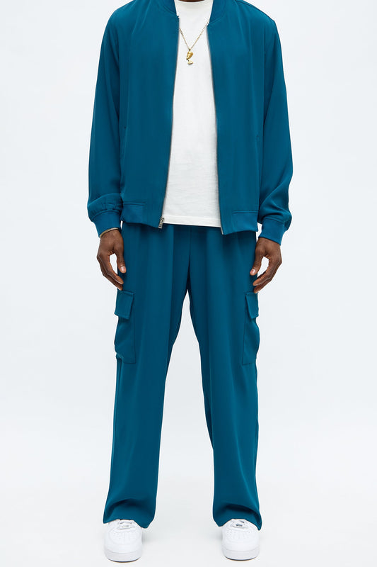 Baggy Daemon Tech Cargo Pant - Aqua
