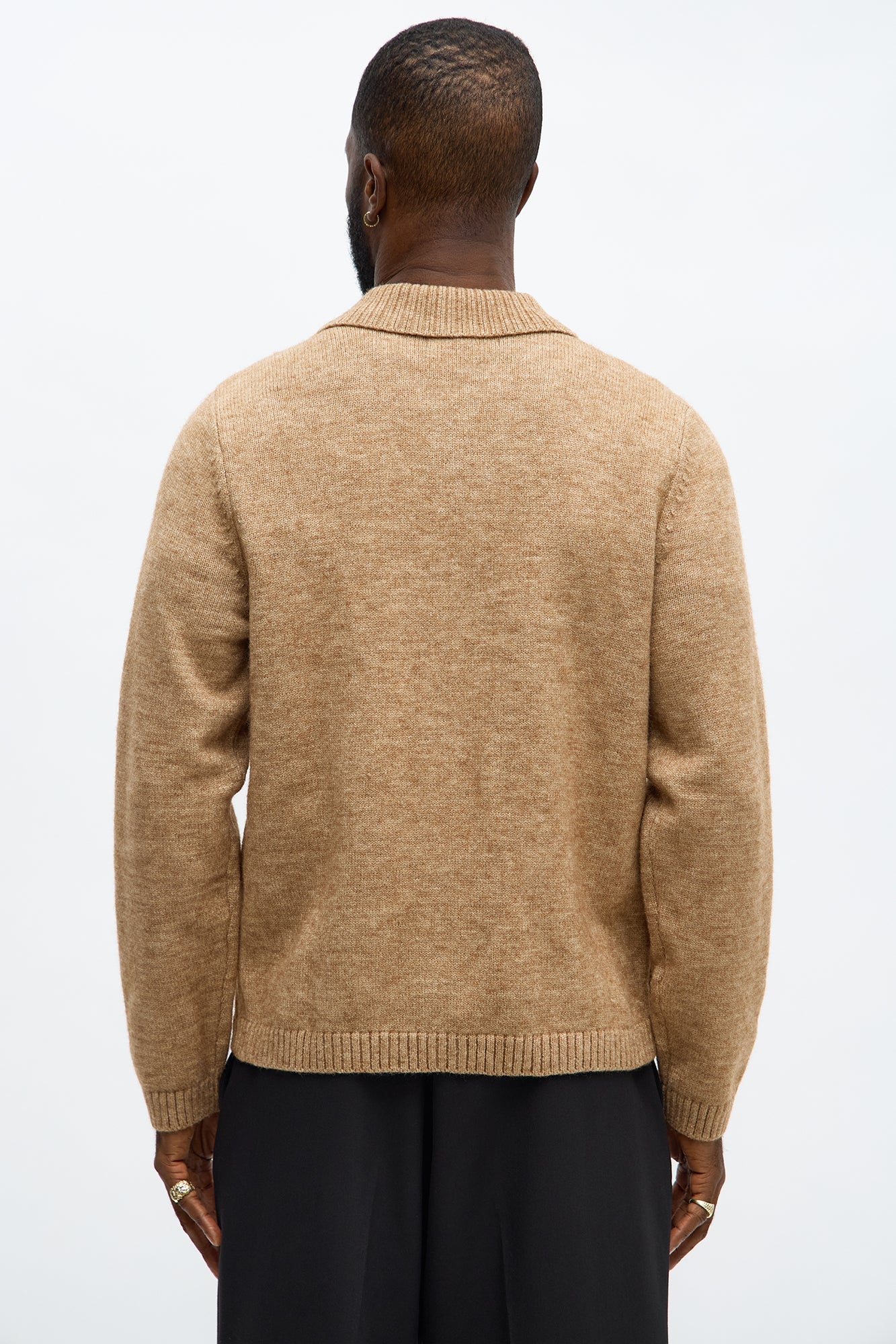 Creeks Sweater Cardigan - LightBrown