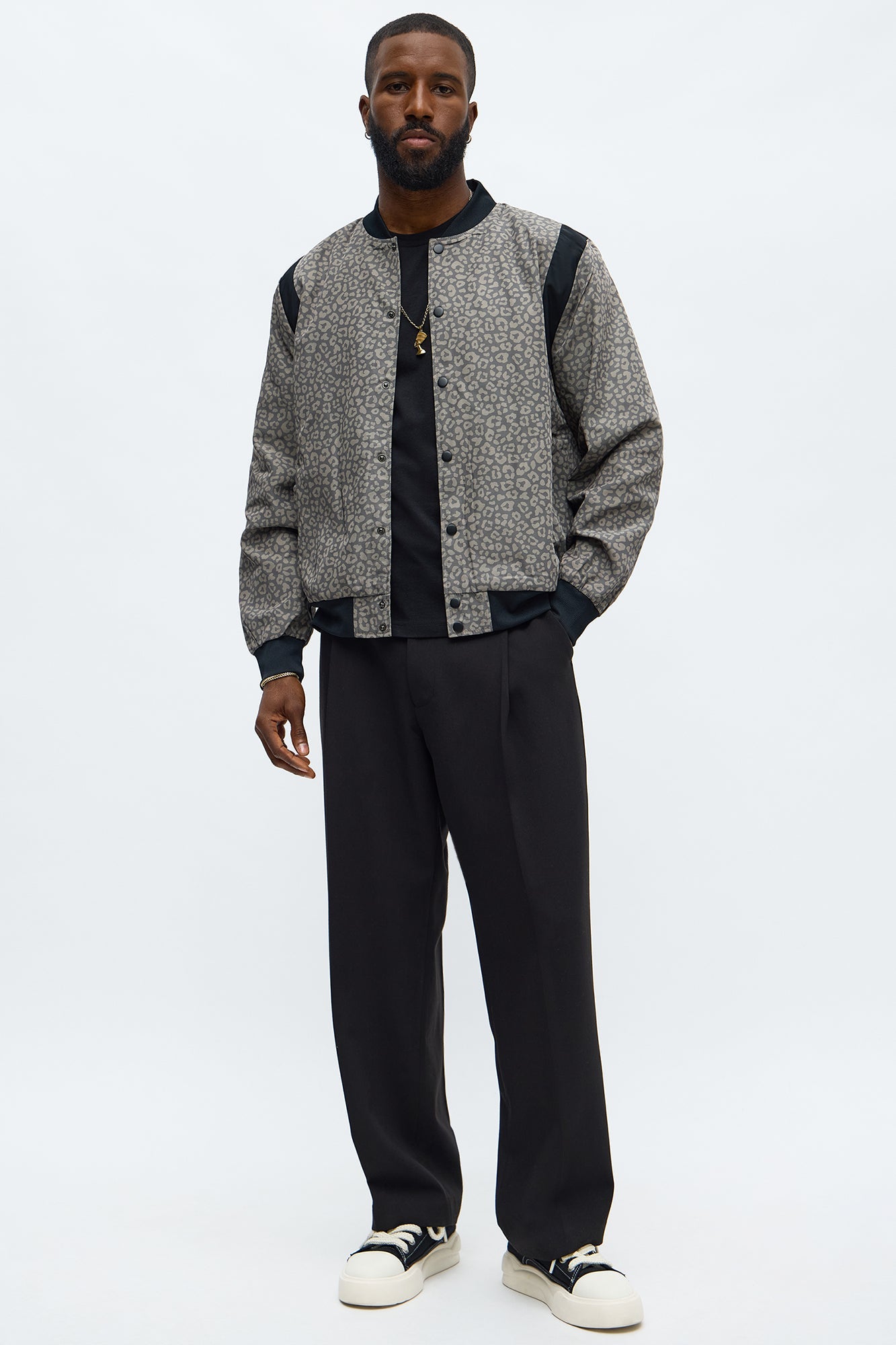 Wild Code Bomber Jacket - Brown/combo