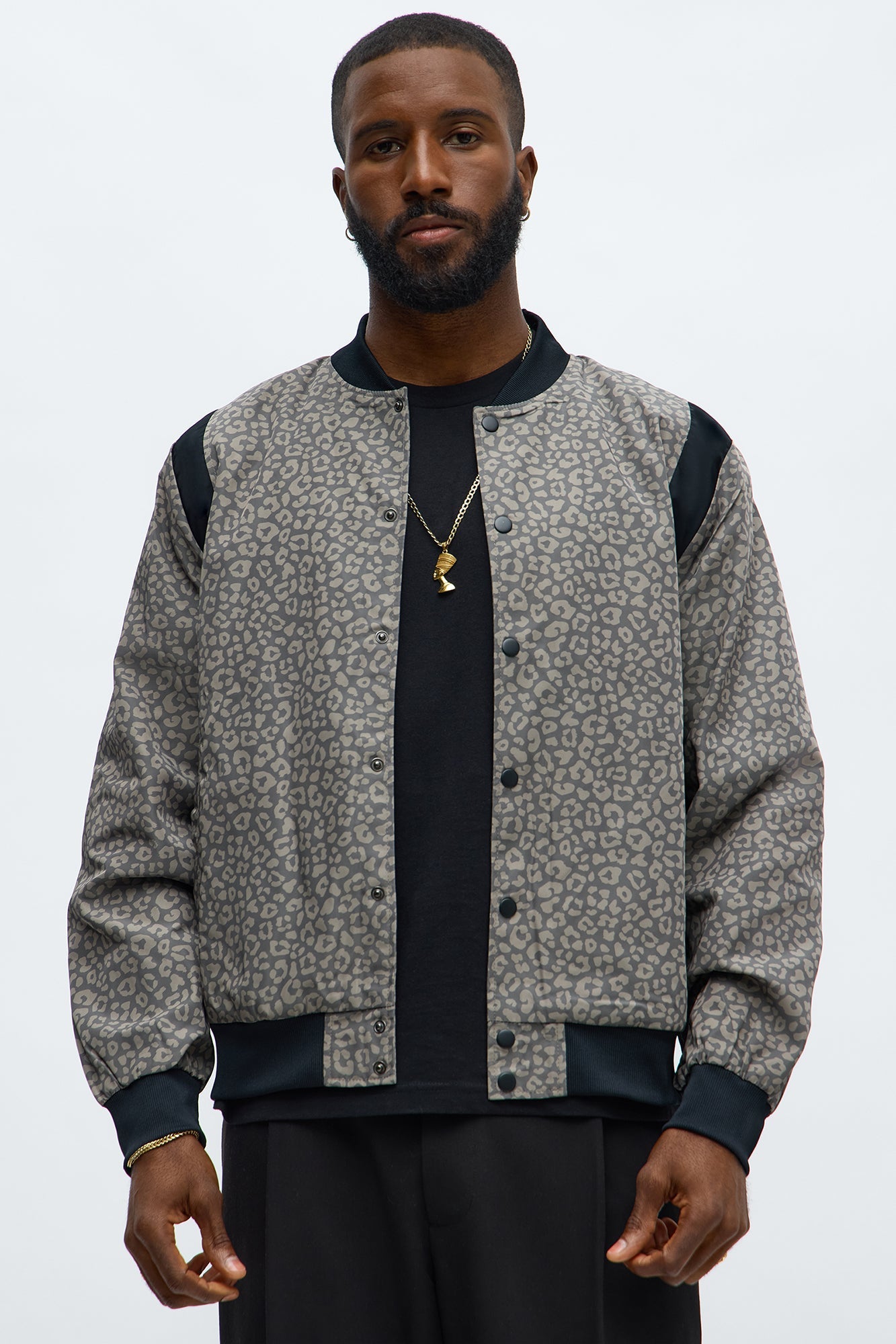 Wild Code Bomber Jacket - Brown/combo