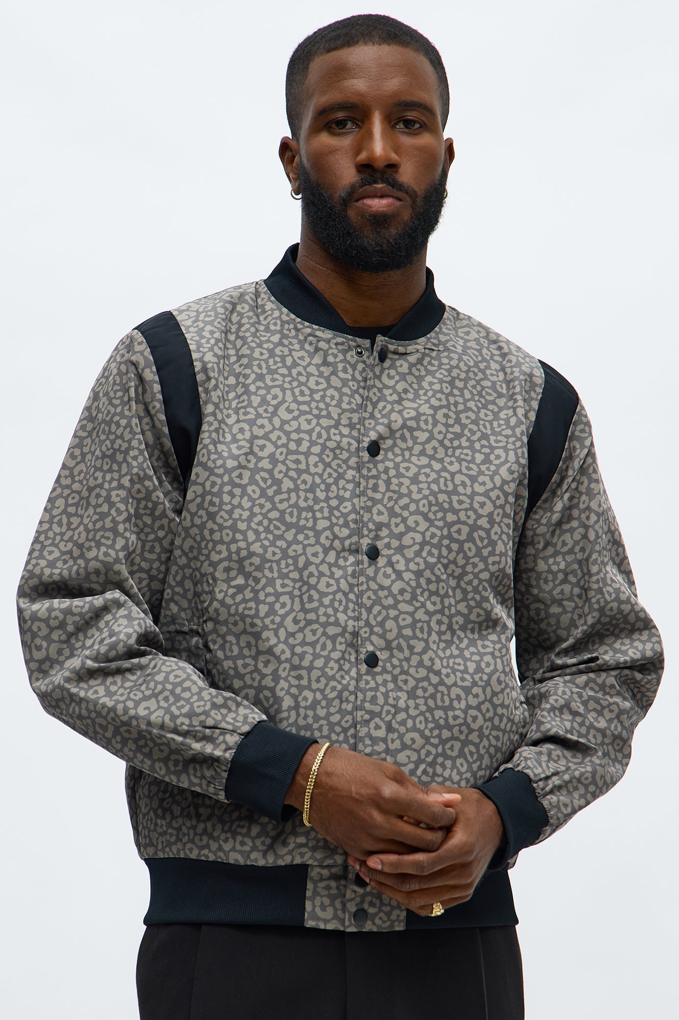 Wild Code Bomber Jacket - Brown/combo