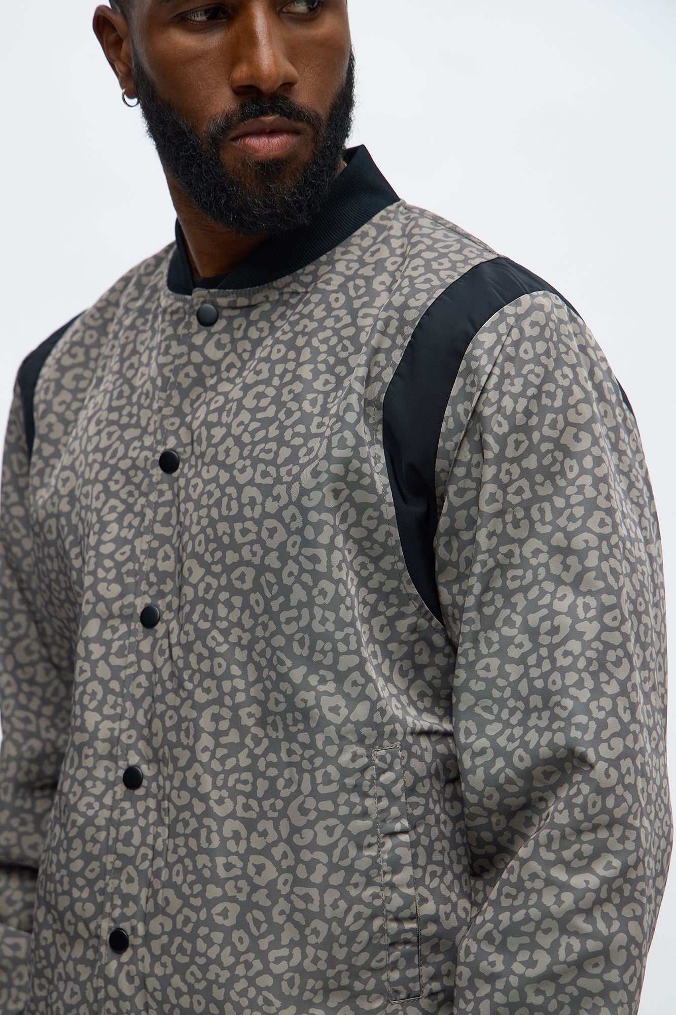 Wild Code Bomber Jacket - Brown/combo