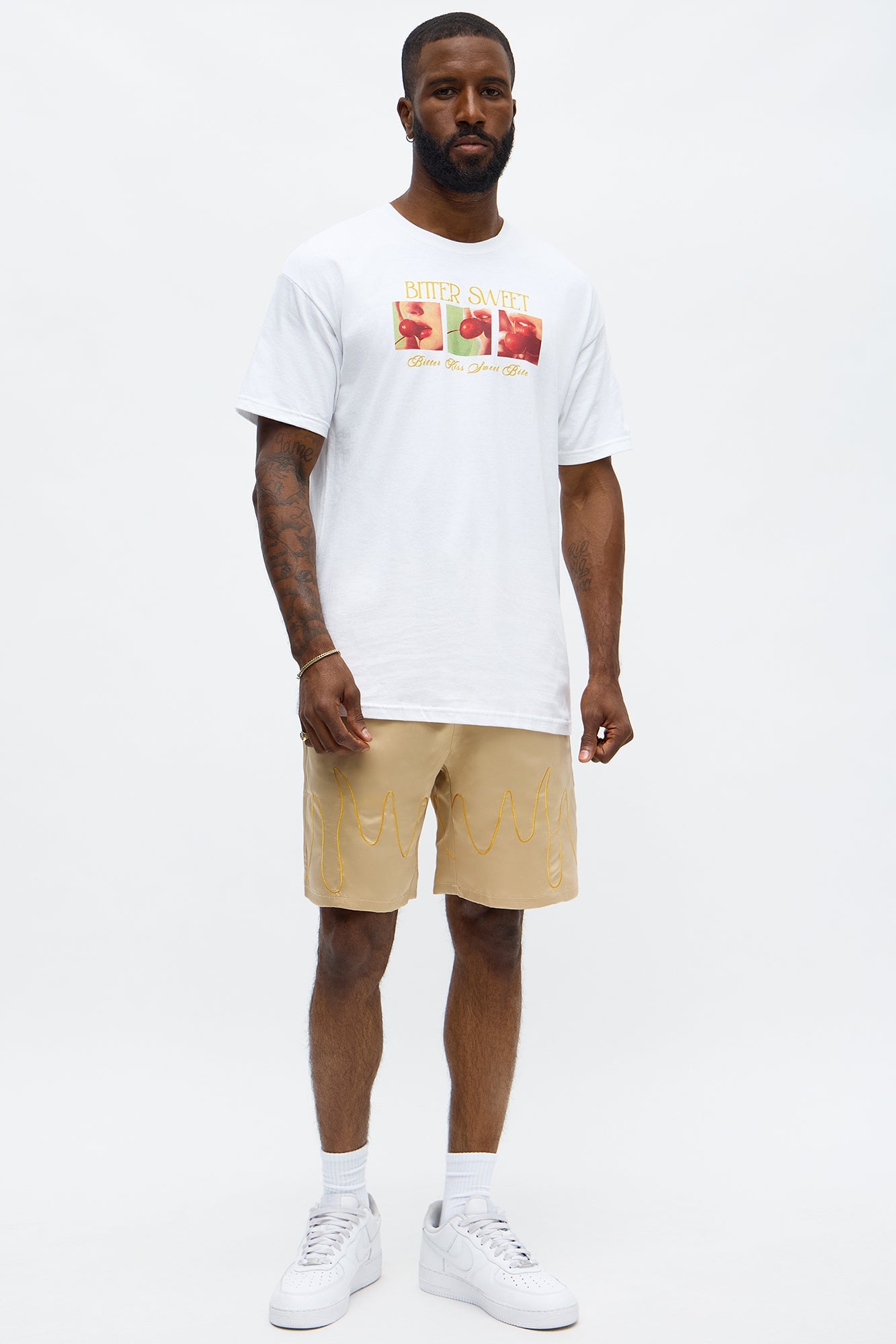 Bitter Sweet Love Oversized Short Sleeve Tee - White