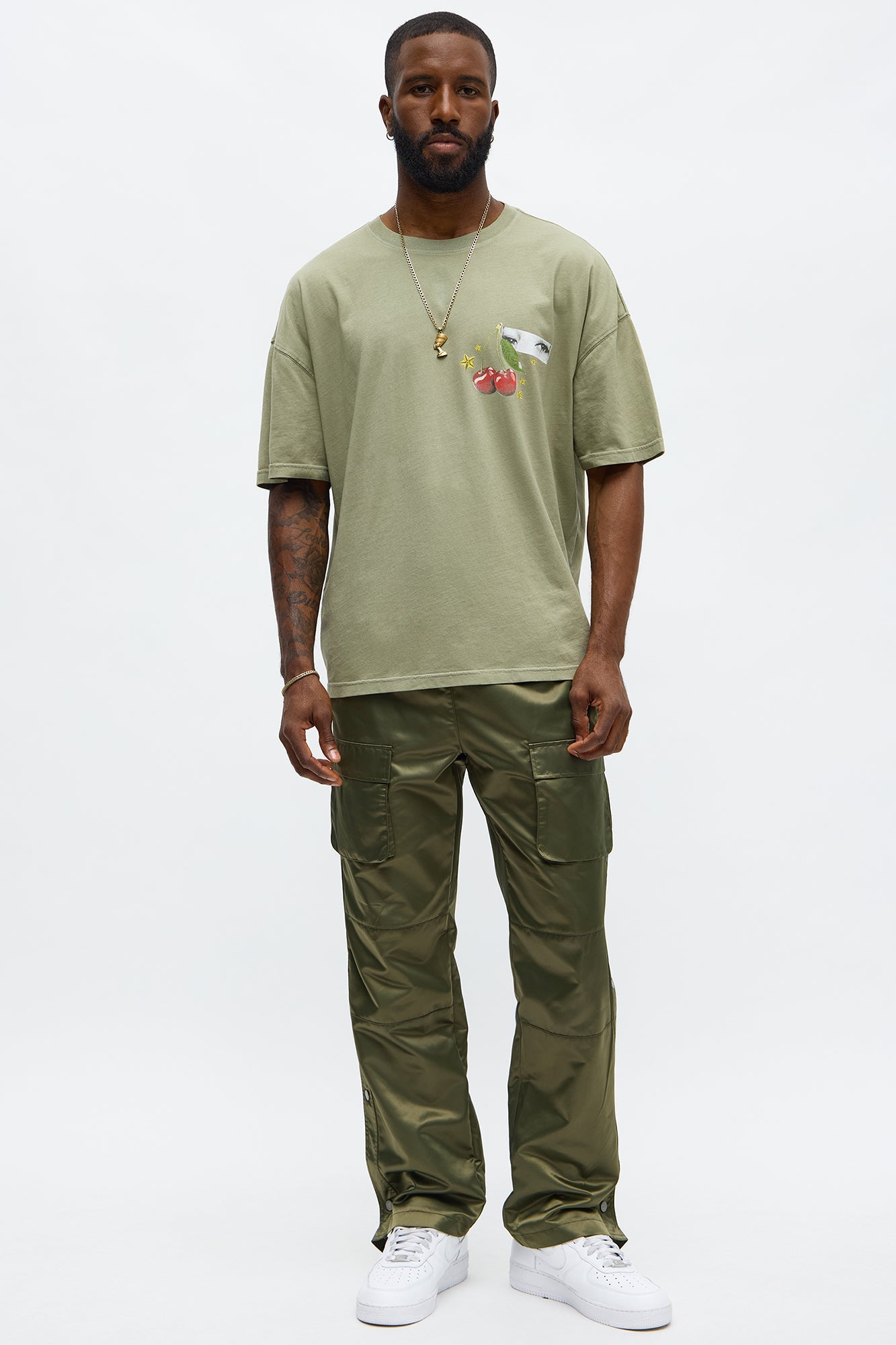 Straight Marvin Cargo Pant - Olive