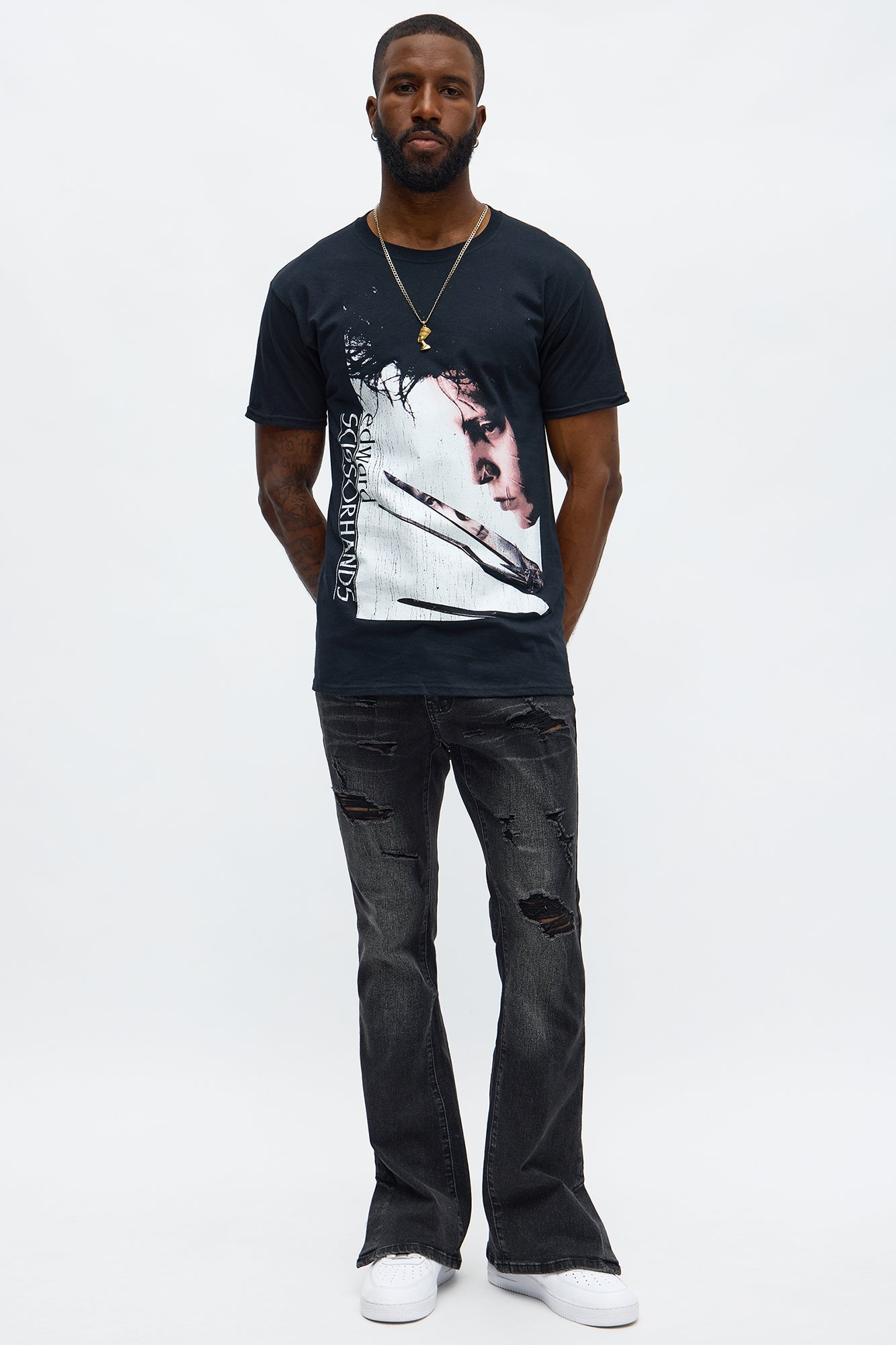 Edward Scissorhands Short Sleeve Tee - Black