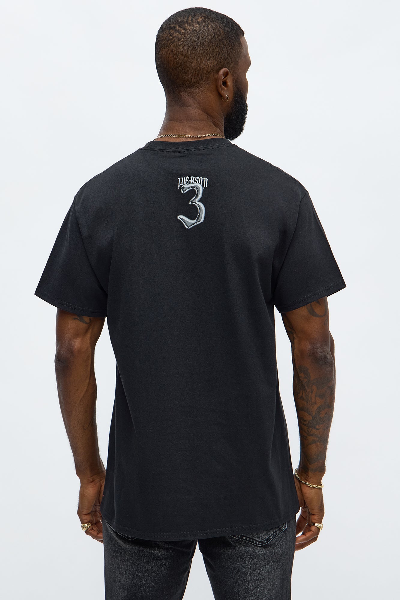 Allen Iverson Hold My Own Oversized Short Sleeve Tee - Black