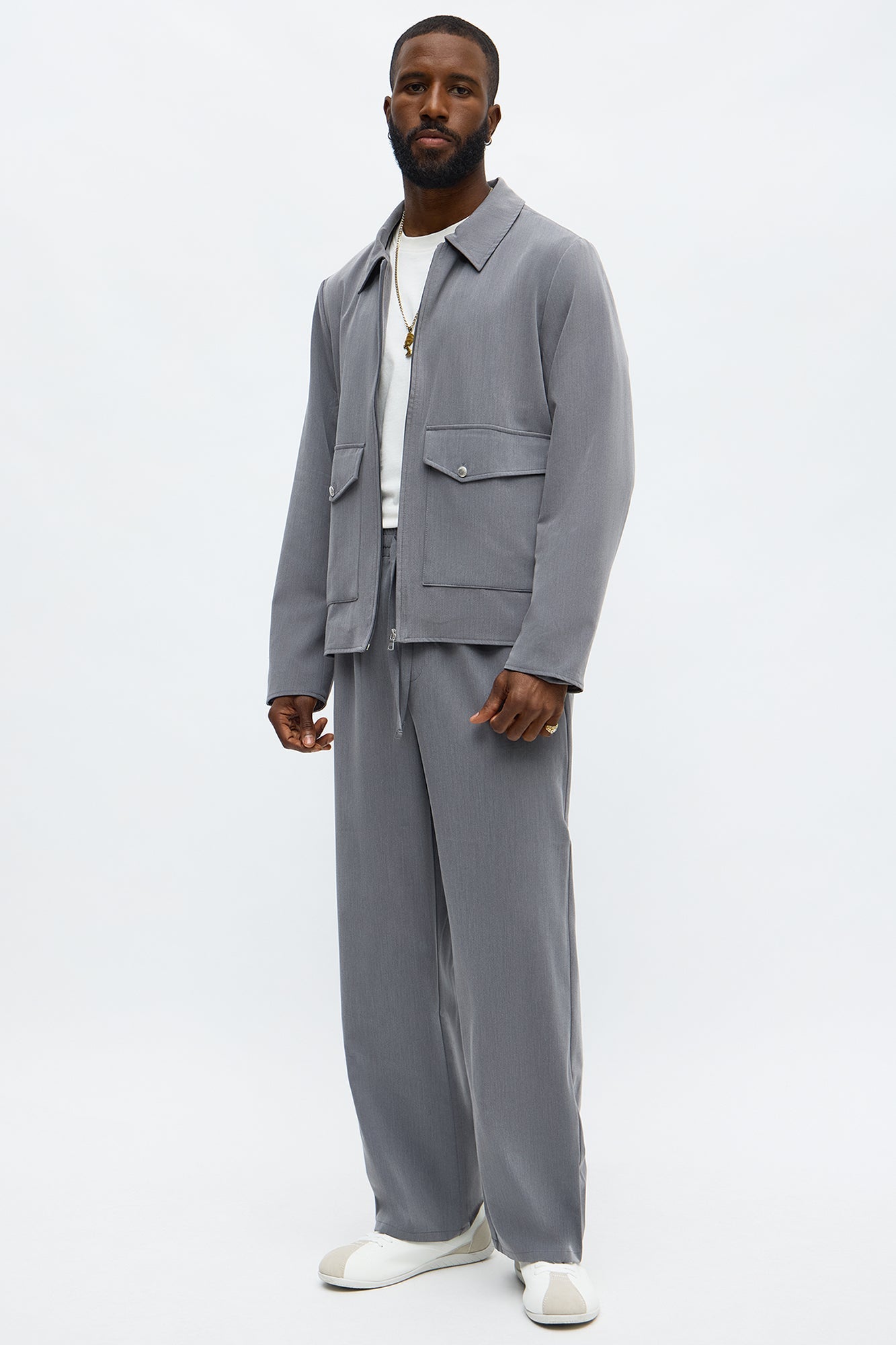 Baggy Erod Ewaist Pant - Grey