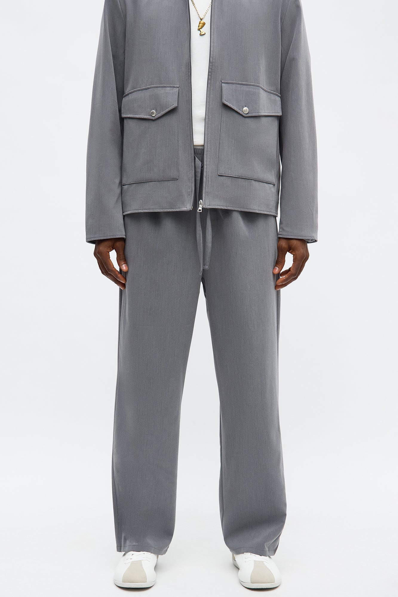 Baggy Erod Ewaist Pant - Grey