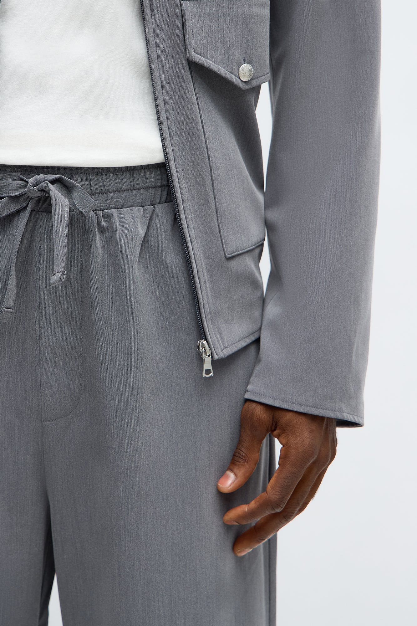Baggy Erod Ewaist Pant - Grey