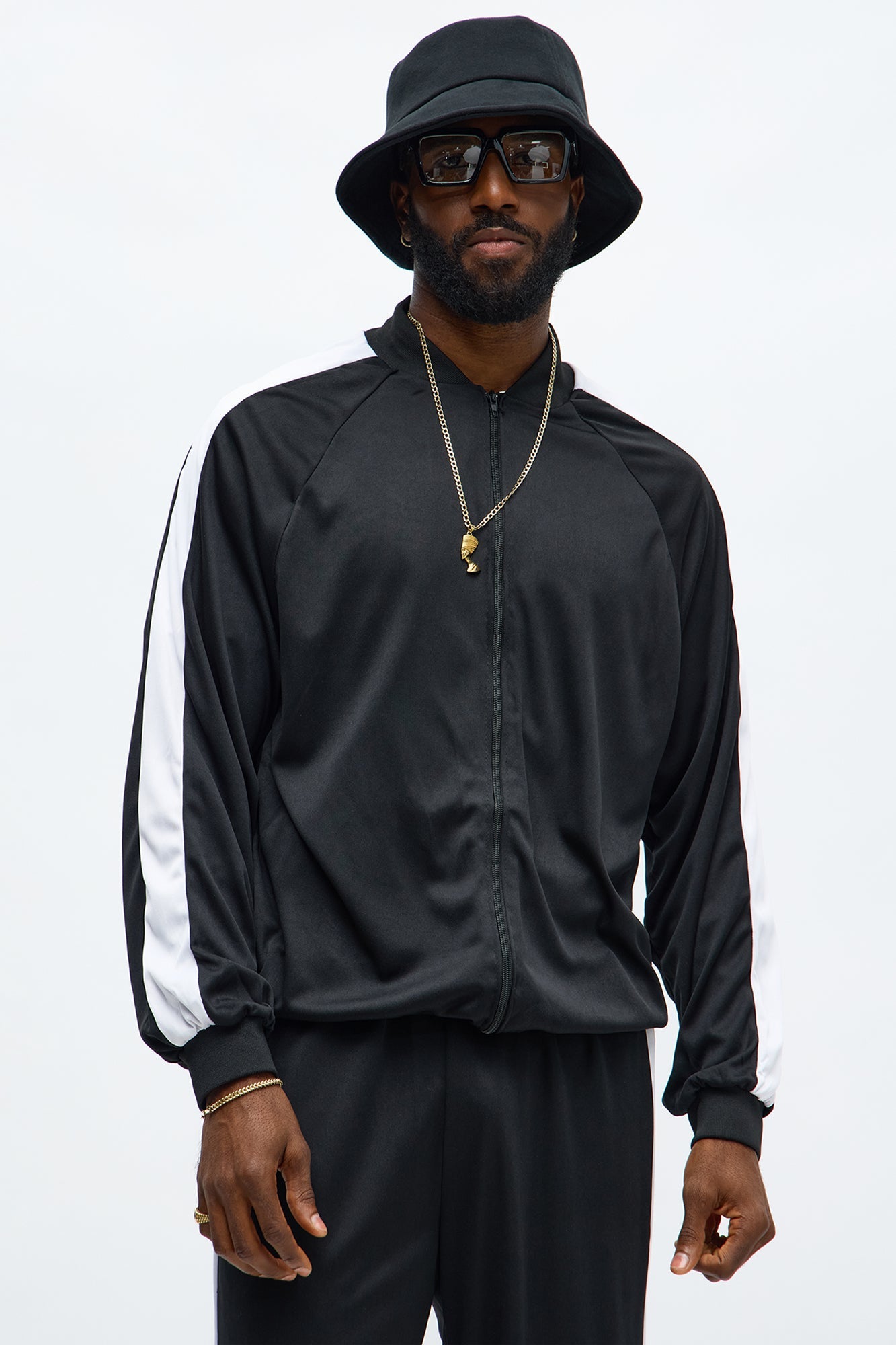 Hip Hop Legend 2 Piece Costume - Black/White