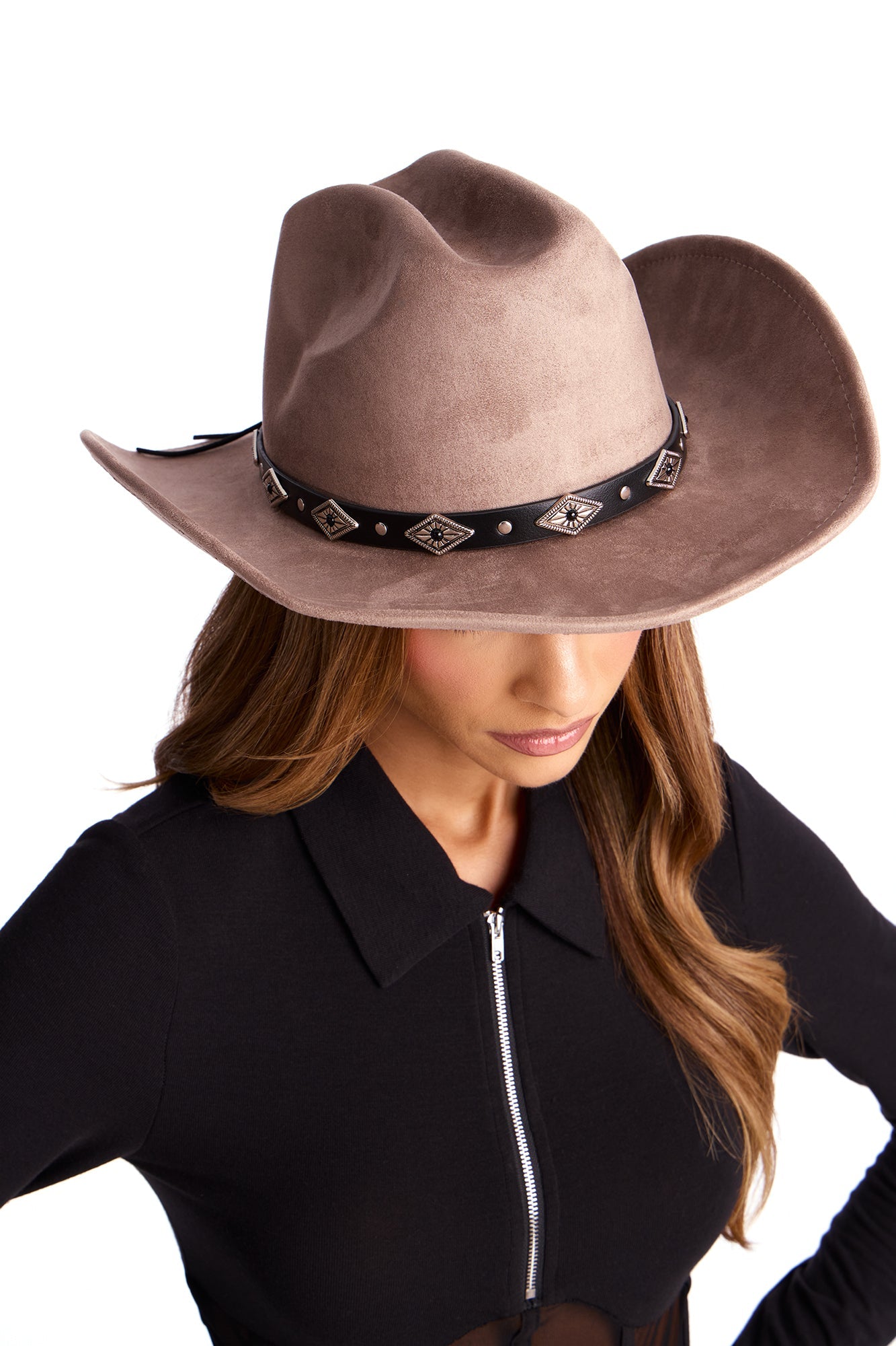 No Going Back Cowboy Hat - Taupe