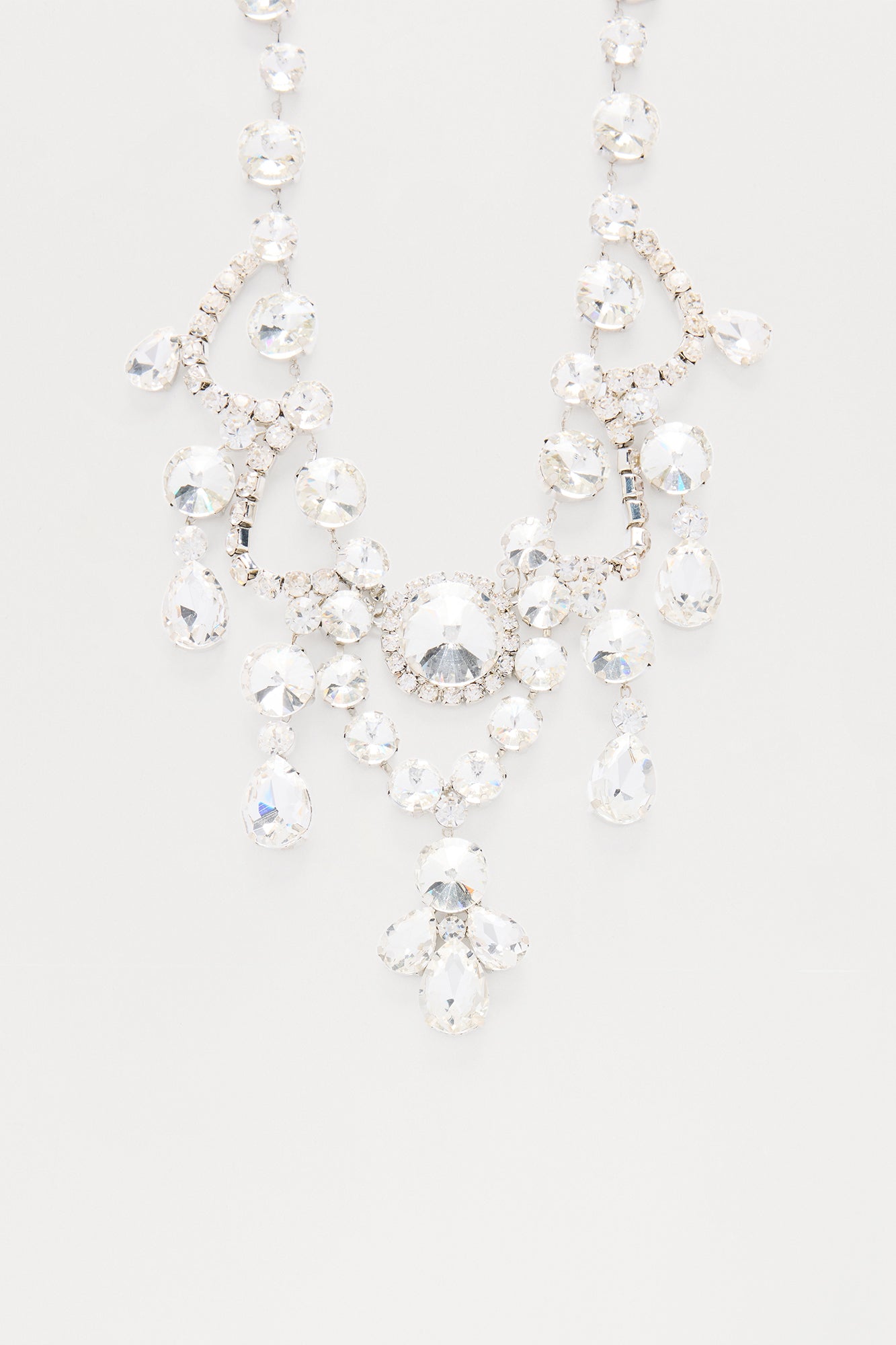 Elegance Never Fades Layered Necklace - Silver