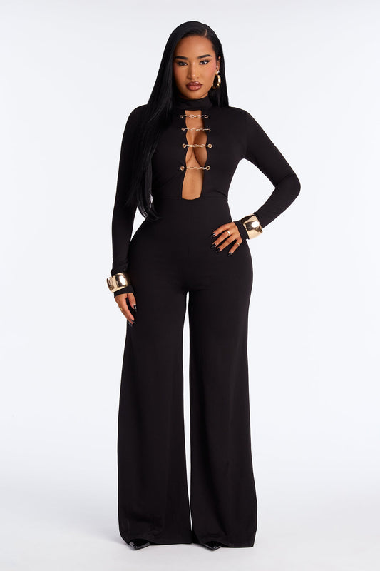 Command Attention Jumpsuit - Black
