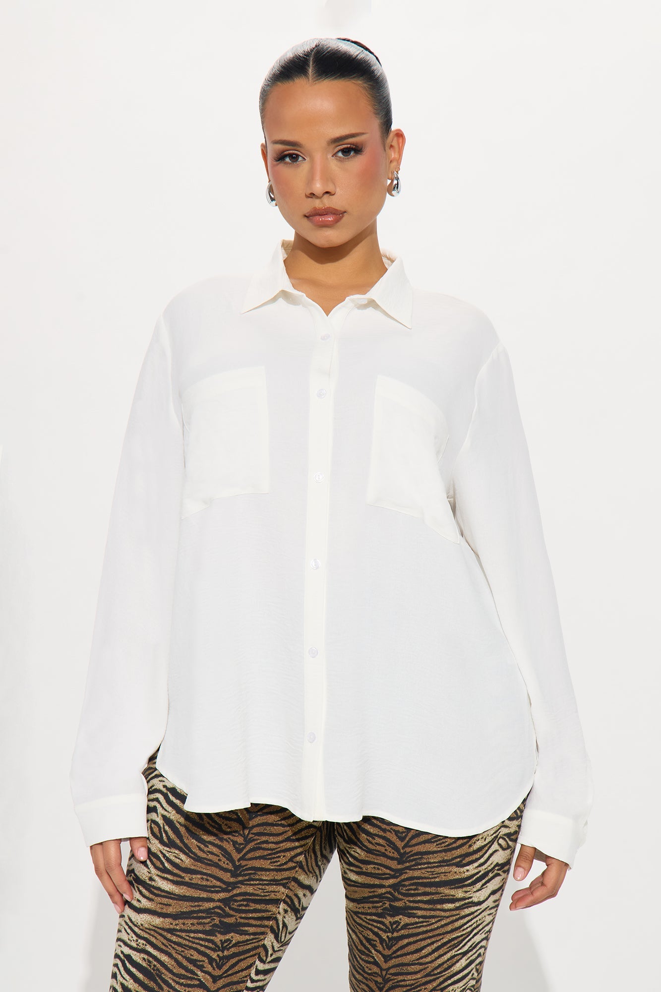 Keep Talking Airflow Shirt - Cream