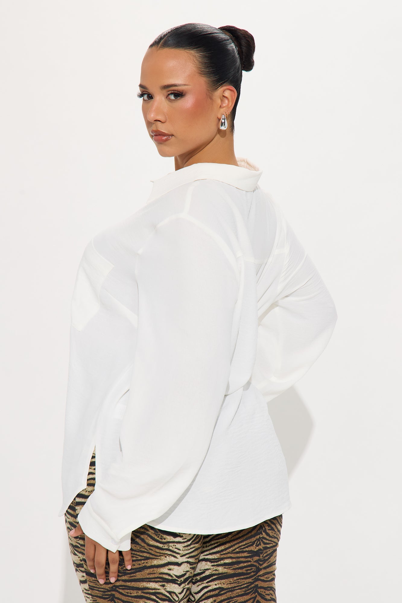 Keep Talking Airflow Shirt - Cream