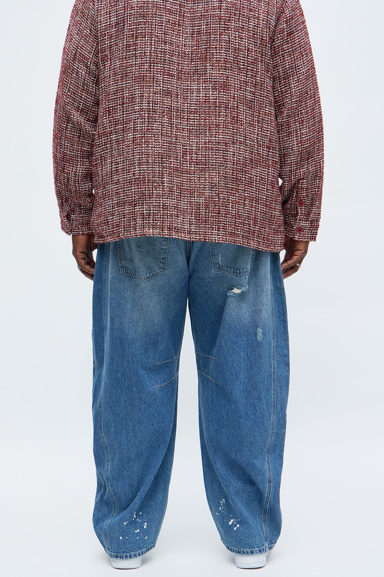 Barrel Get The Feeling Distressed Jeans - Medium Wash