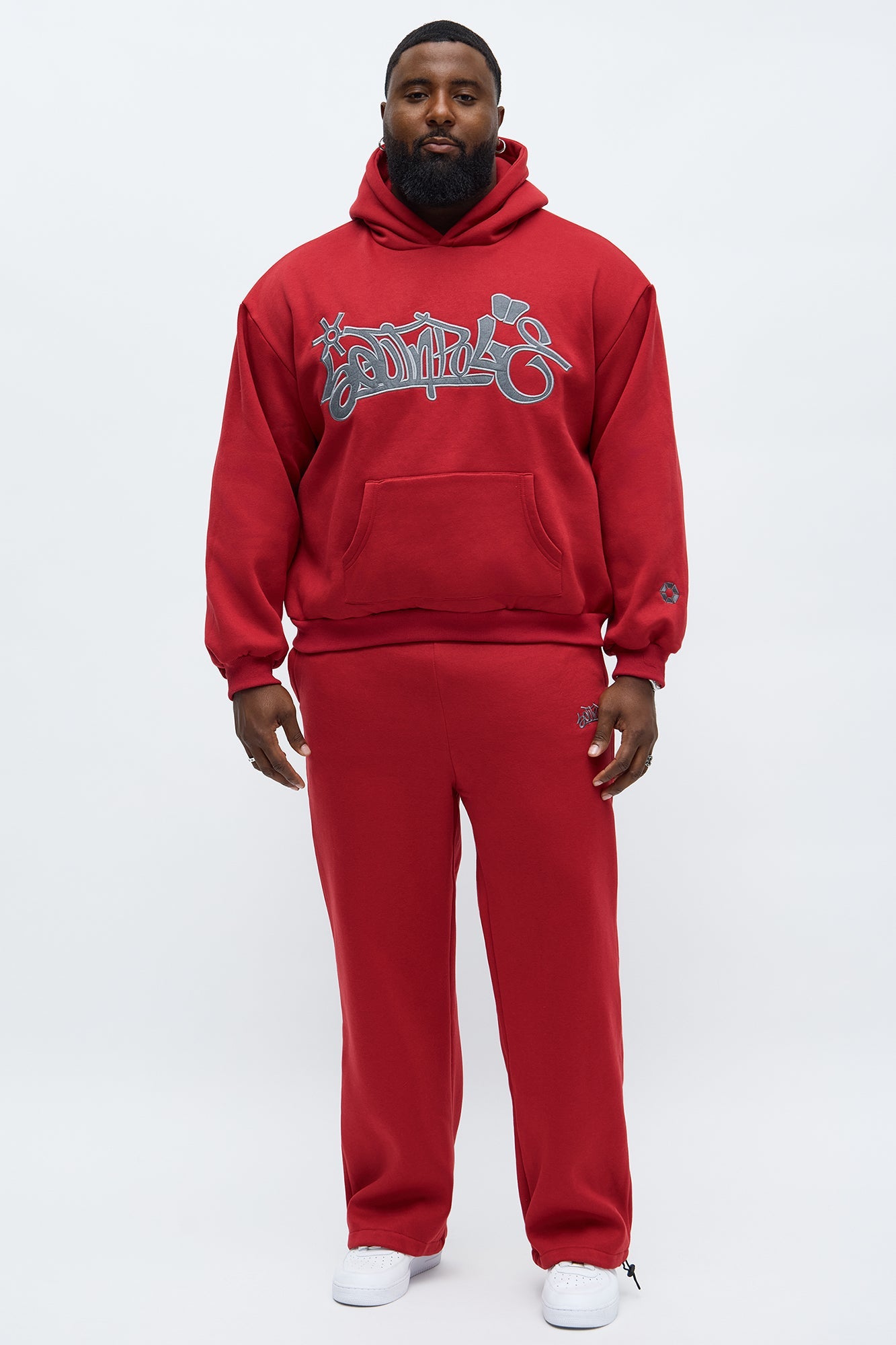 Southpole Signature Hoodie - Red
