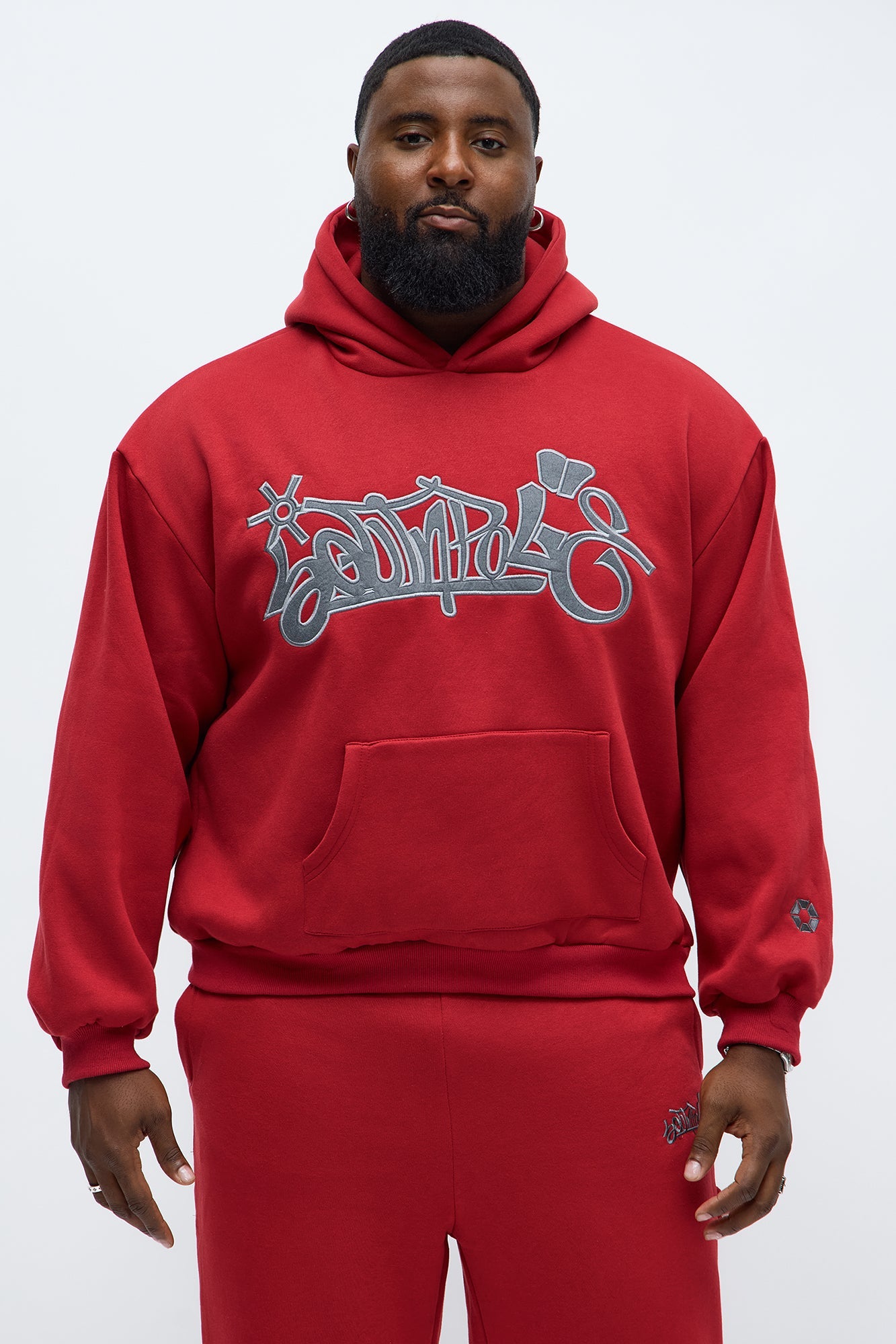 Southpole Signature Hoodie - Red